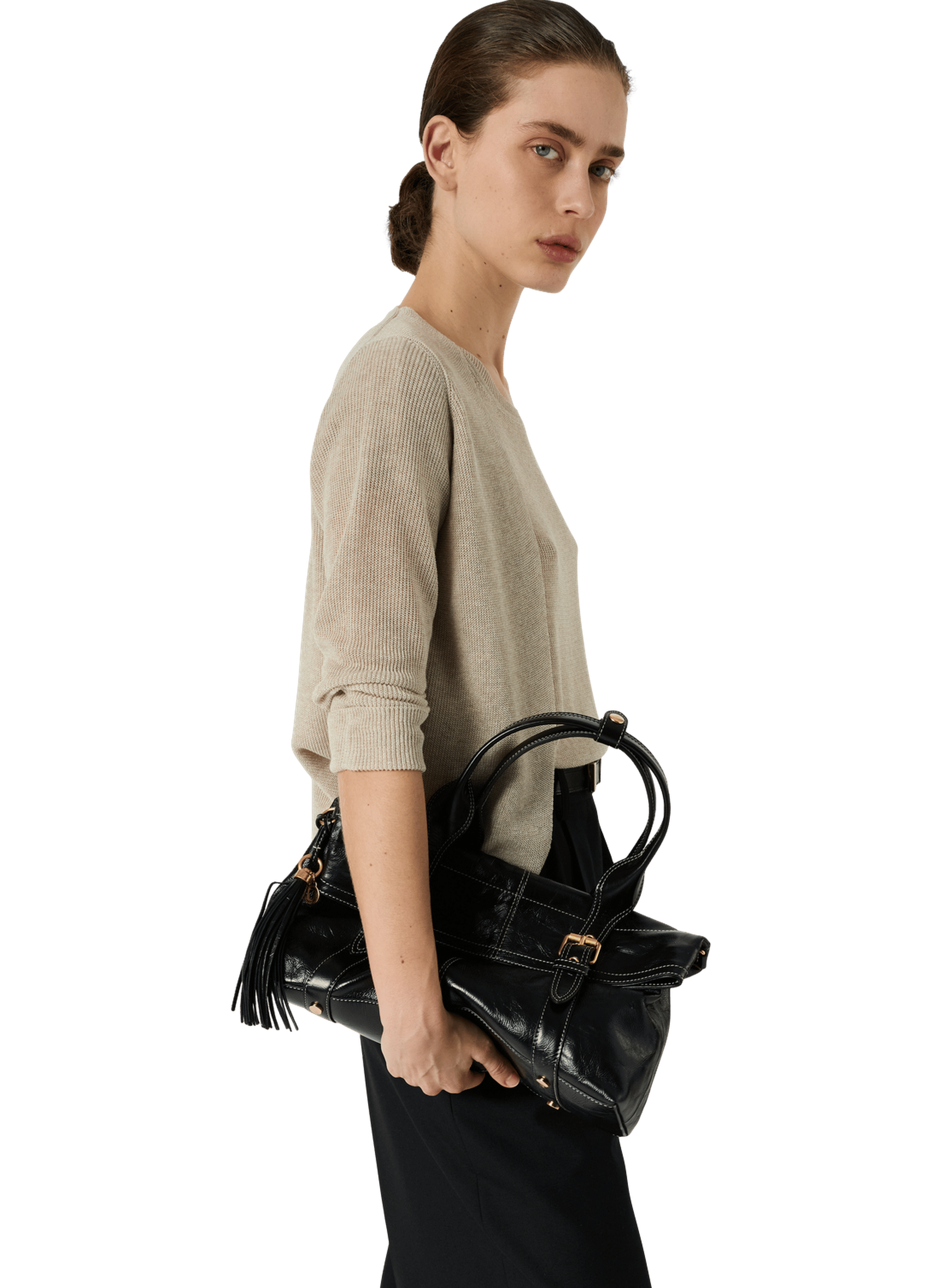 Gilet en maille irisée - lorina GERARD DAREL Beige