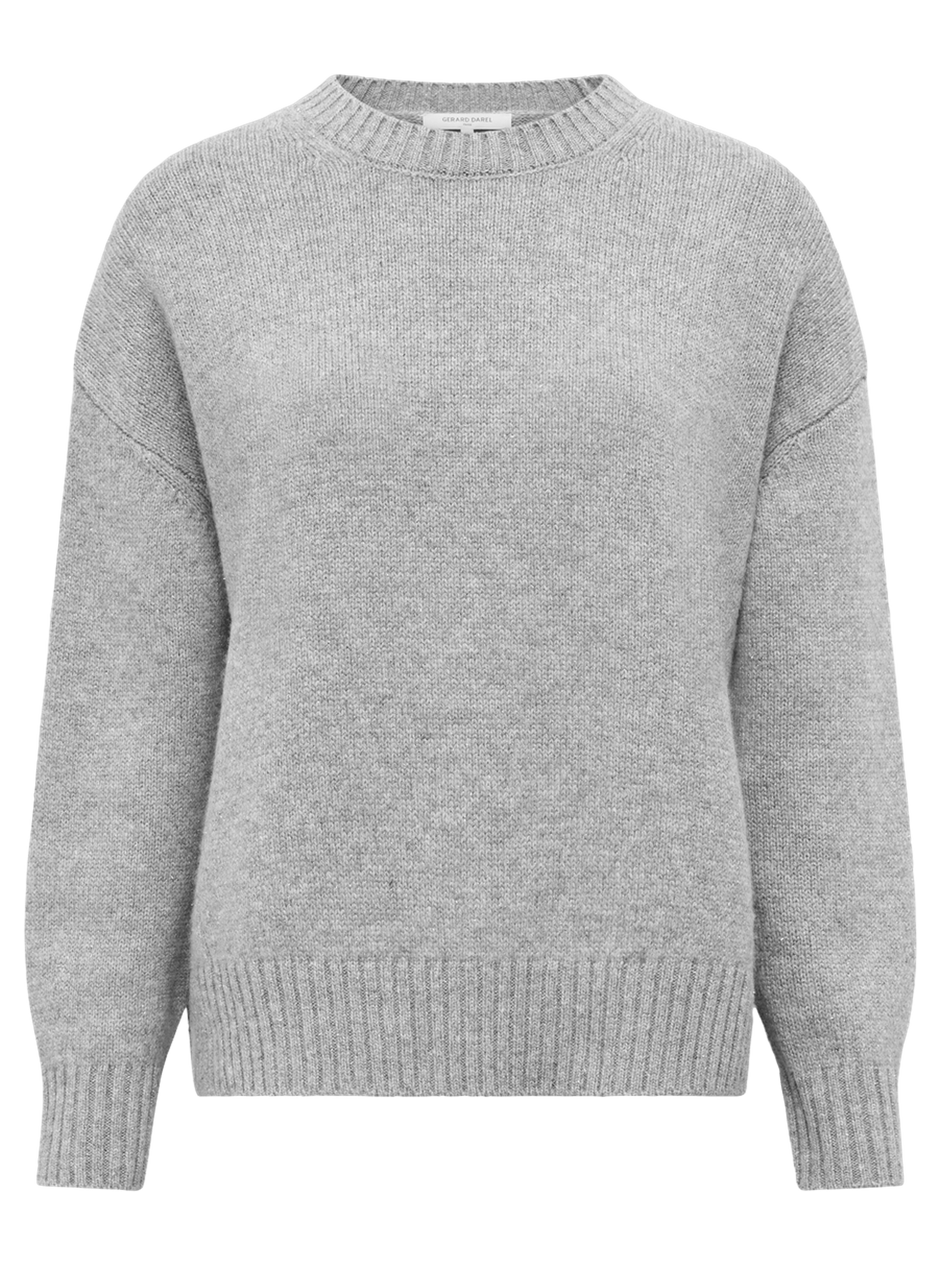 Pull oversize en laine et lurex - elyne GERARD DAREL Argent