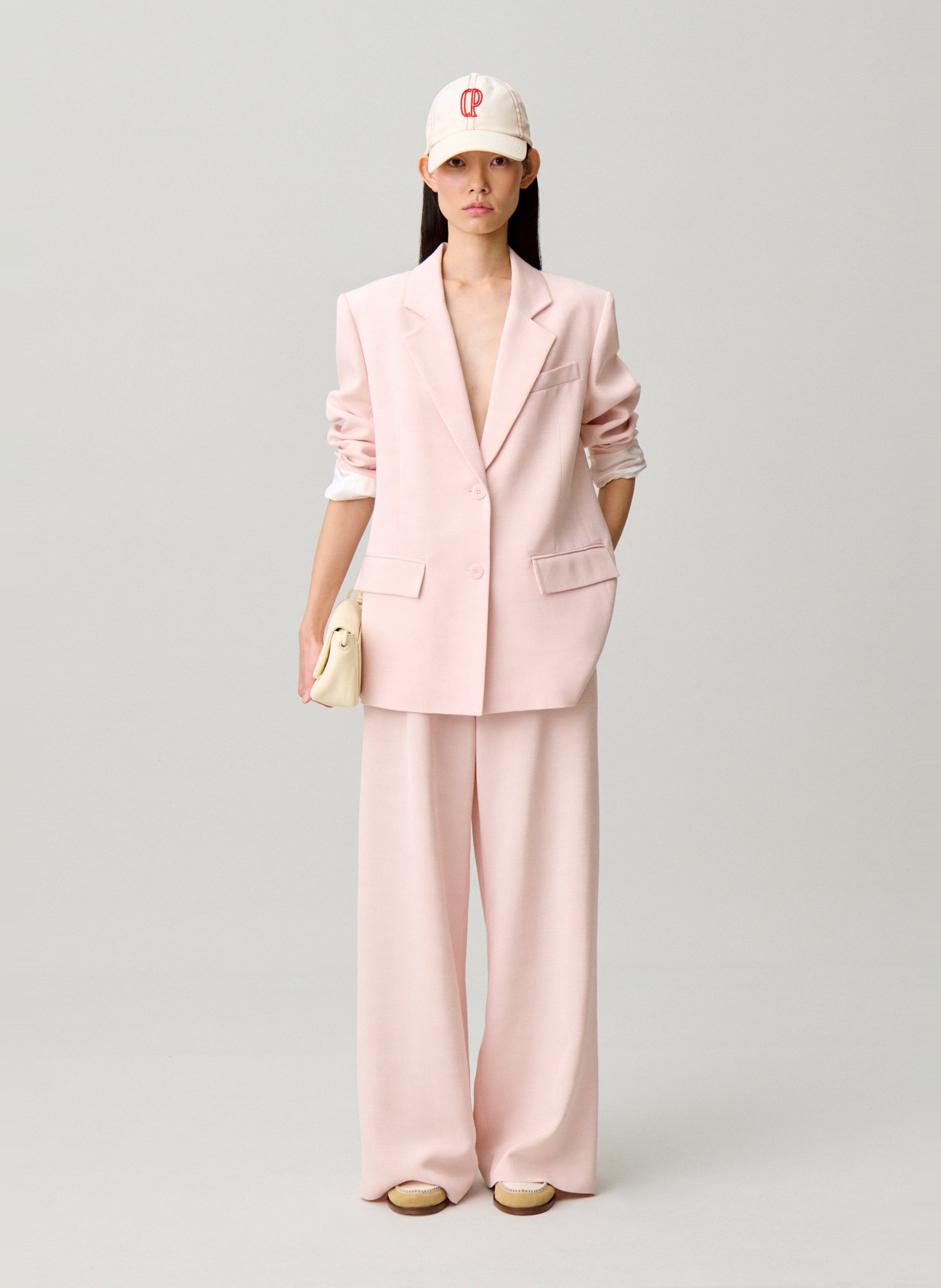 Veste tailleur droite CLAUDIE PIERLOT Rose