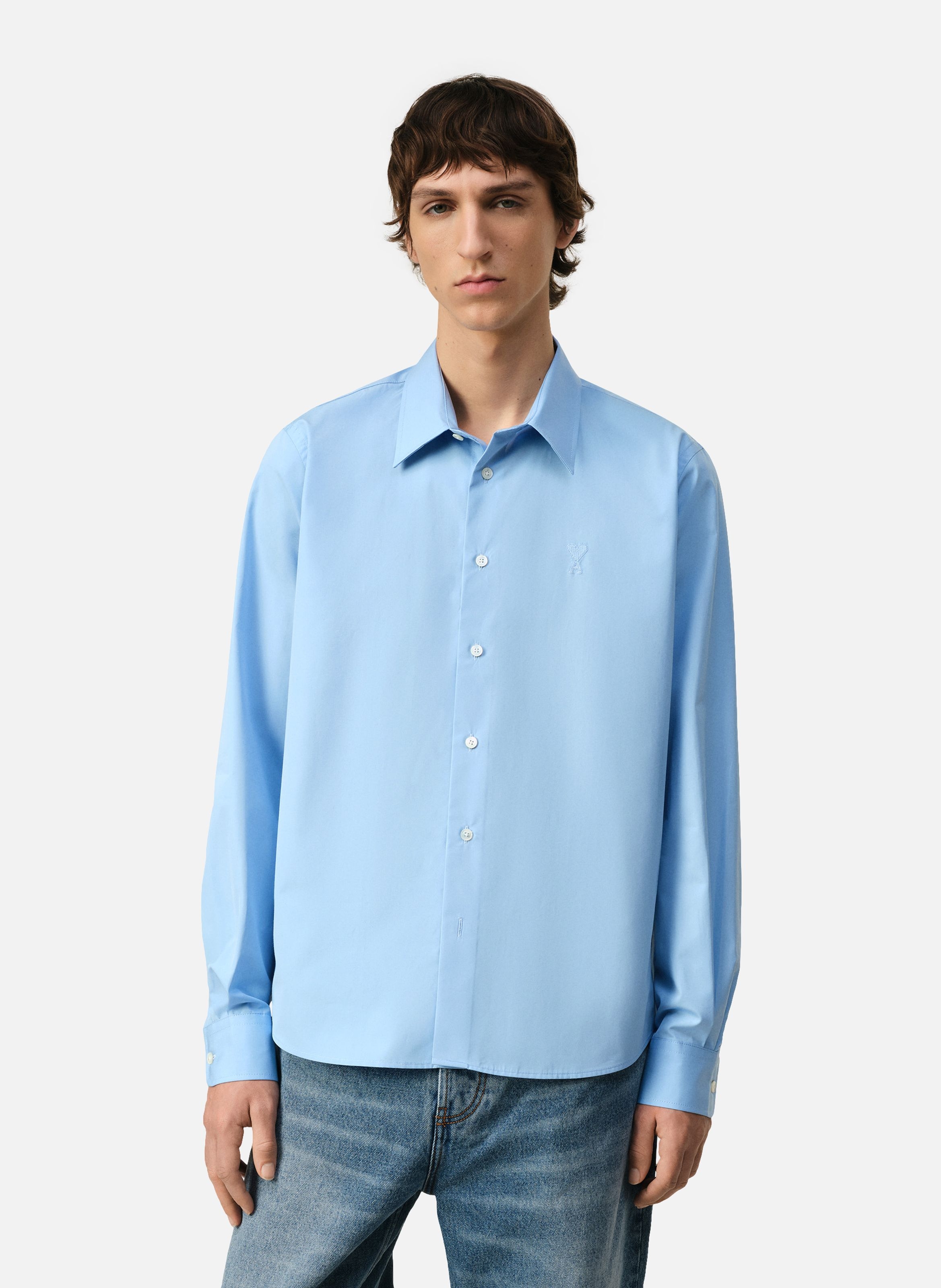Chemise Classique Ami de Coeur AMI PARIS Bleu