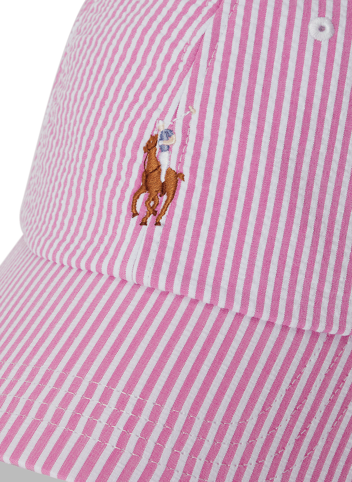 Striped baseball cap POLO RALPH LAUREN Pink