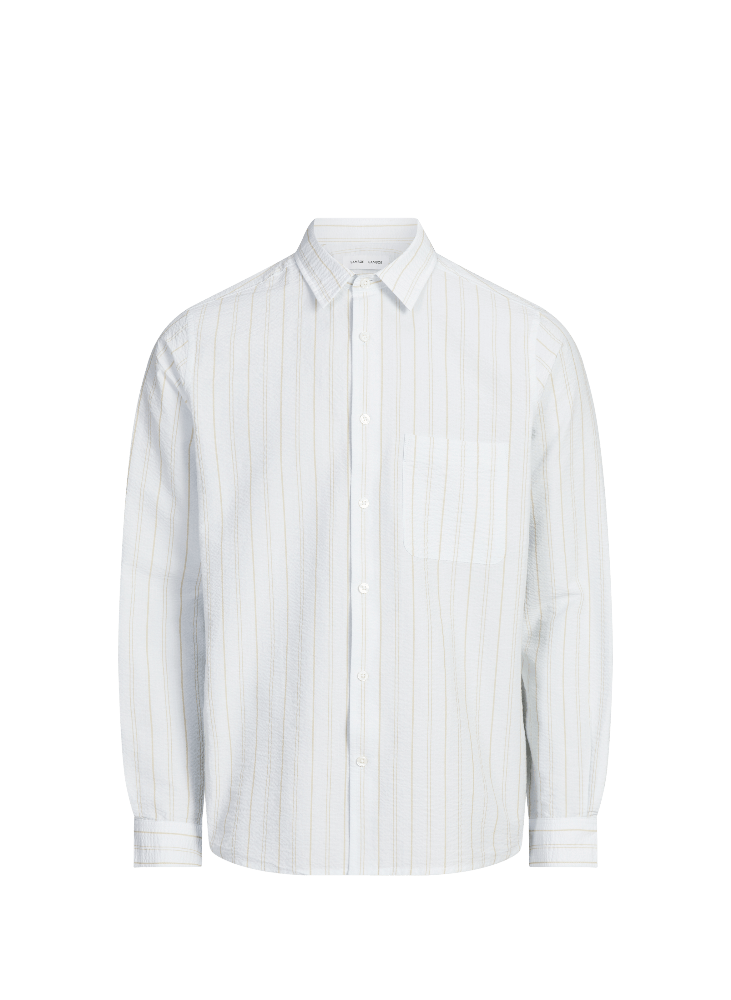 Chemise rayée en coton  SAMSOE SAMSOE Bleu