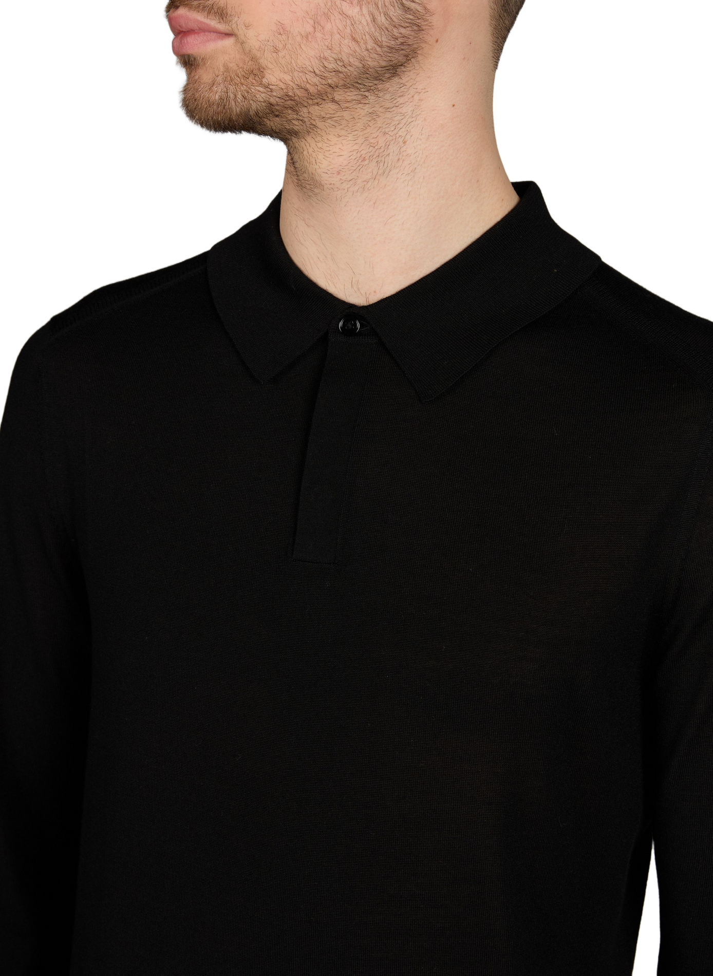 Wool polo shirt PAUL SMITH Black