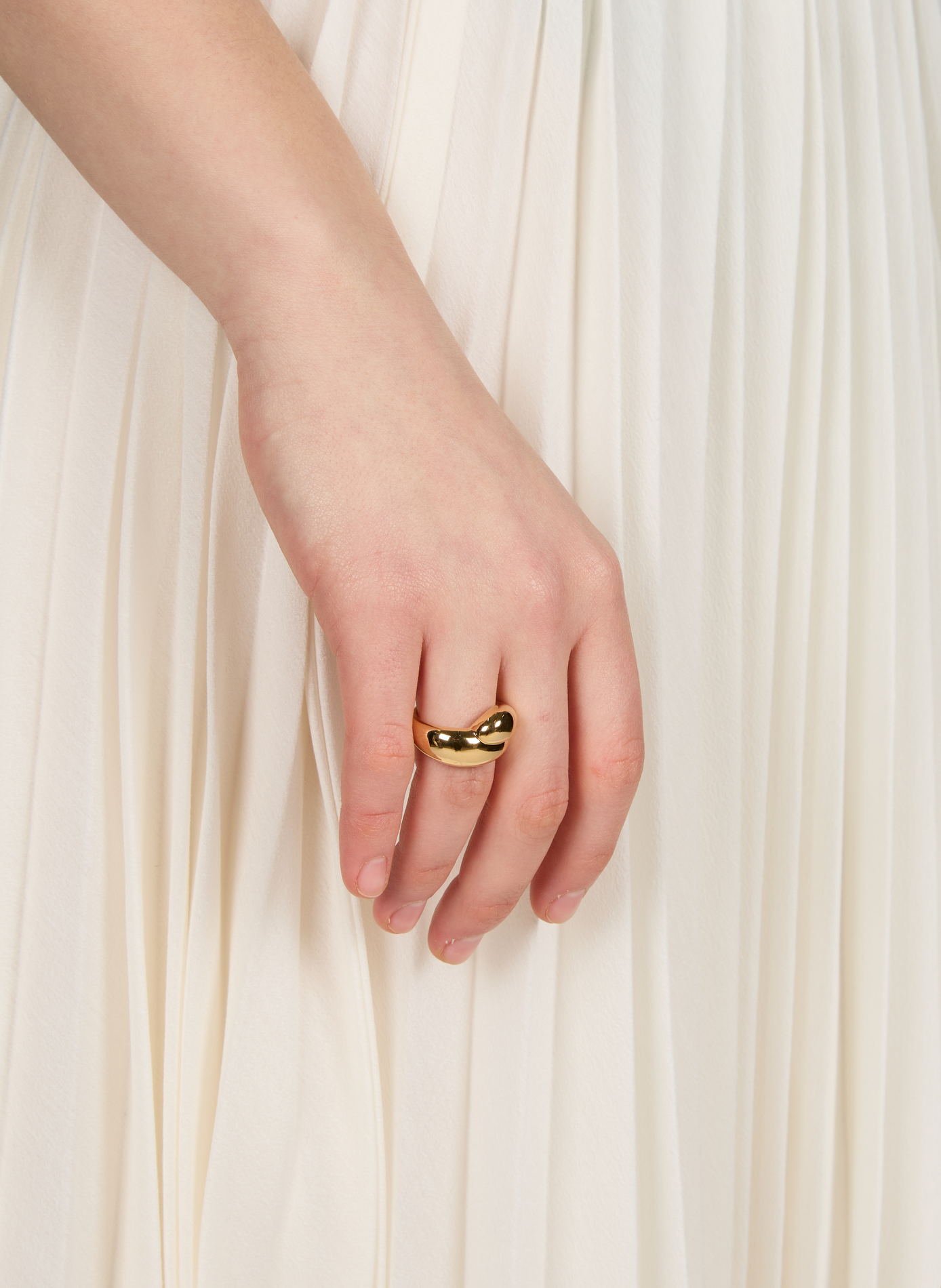 Bague Tryvann Trail en or MARIA BLACK Doré