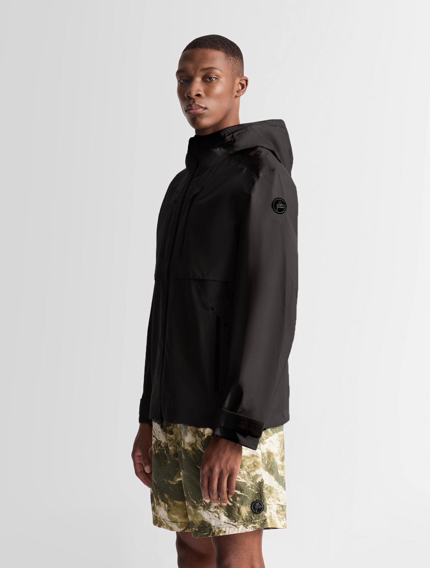 Veste brivor col capuche coupe regular FUSALP Noir