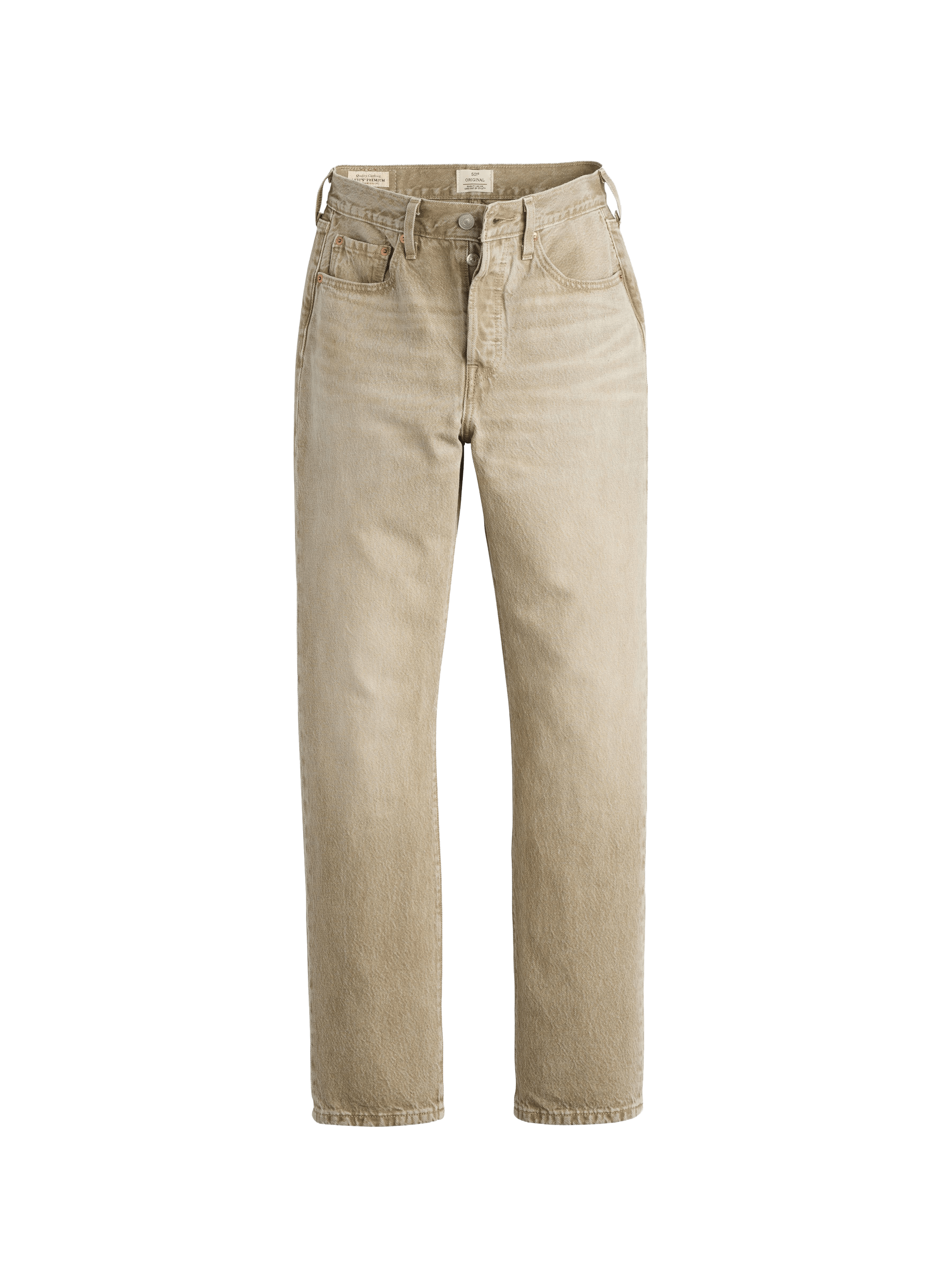 Jean 501 Original en coton LEVI'S Marron