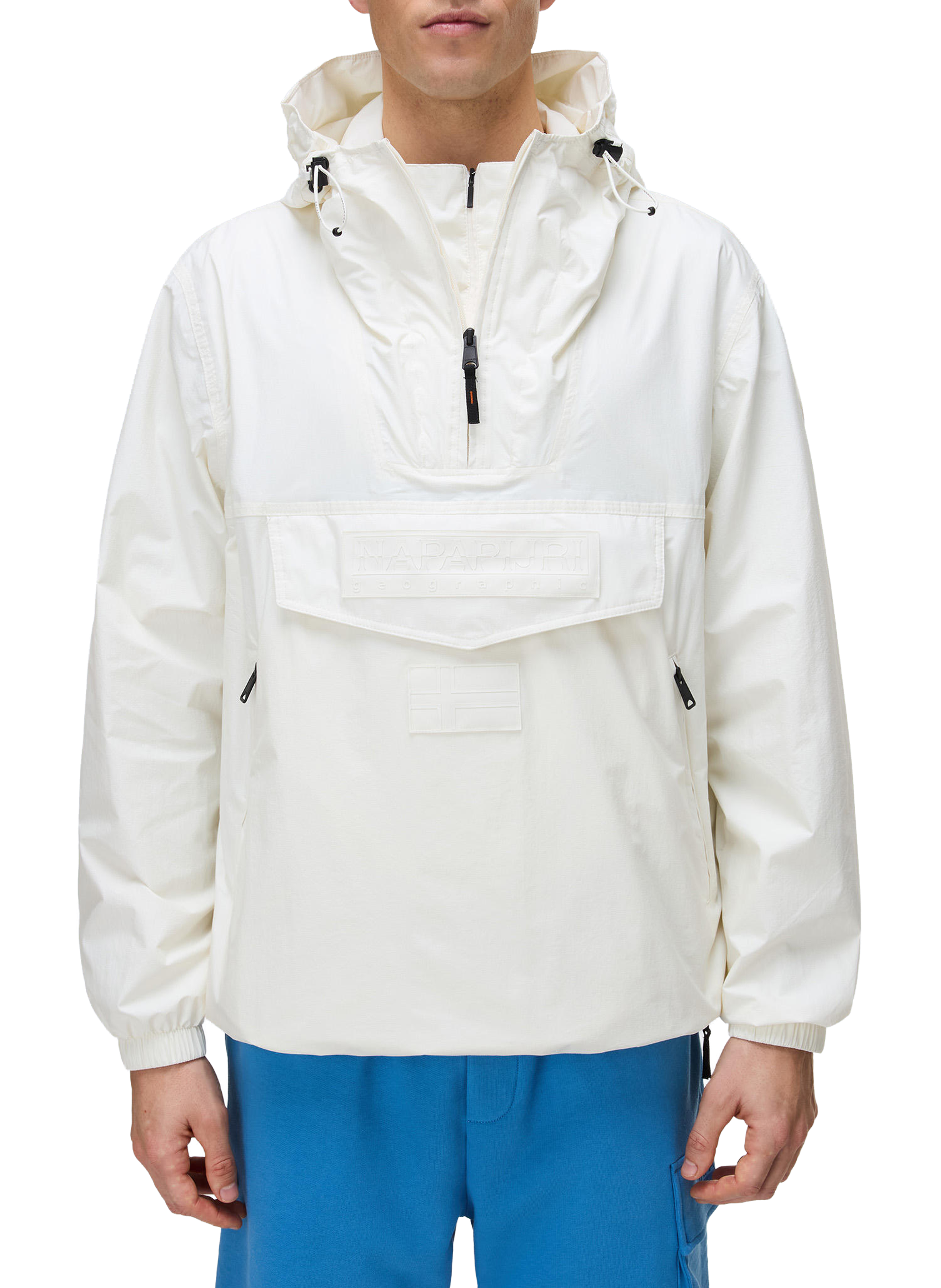 Veste anorak Rainforest à capuche NAPAPIJRI Blanc