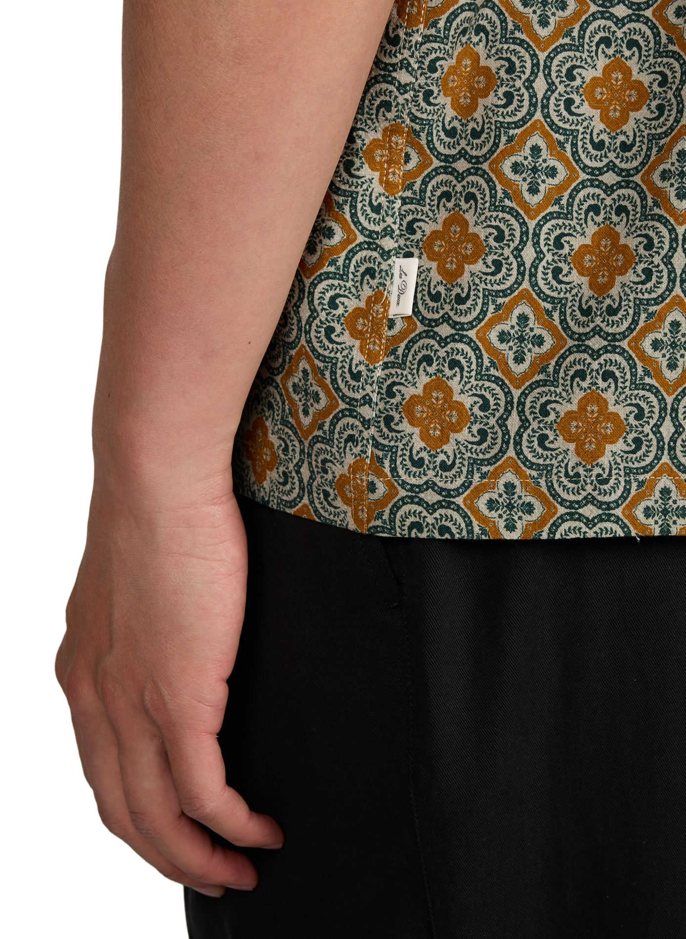 Chemise à motif Lukas Arabesque LES DEUX Vert