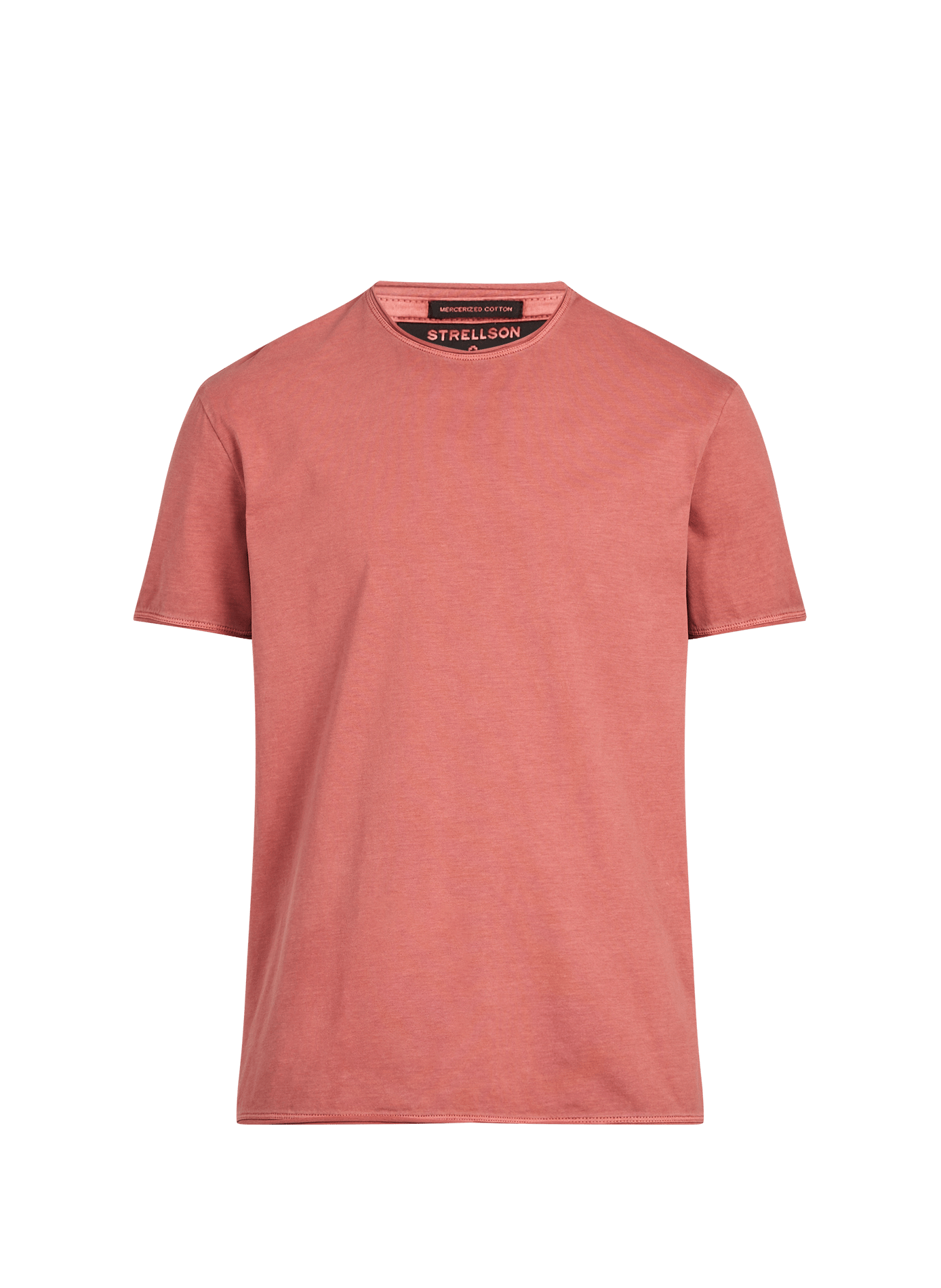 Cotton round-neck T-shirt STRELLSON Red