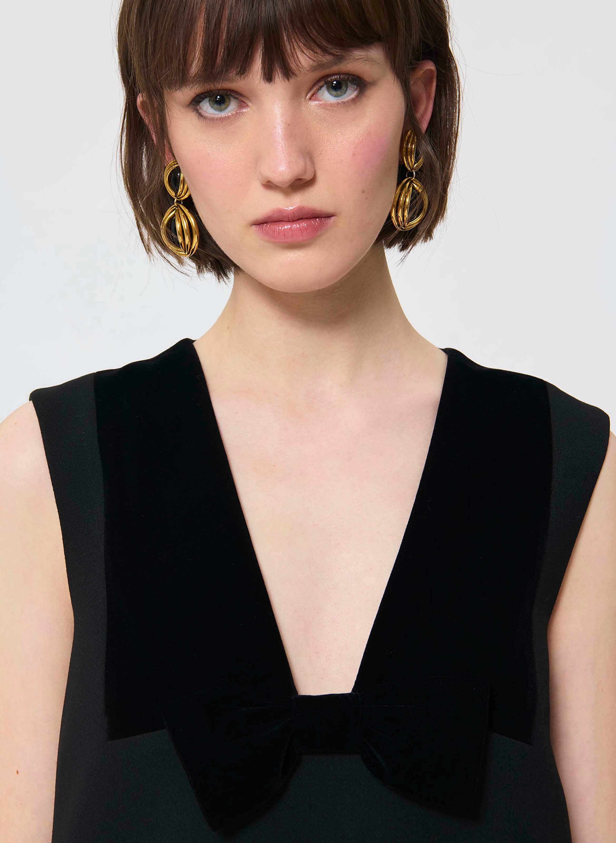 Robe rusane TARA JARMON Noir