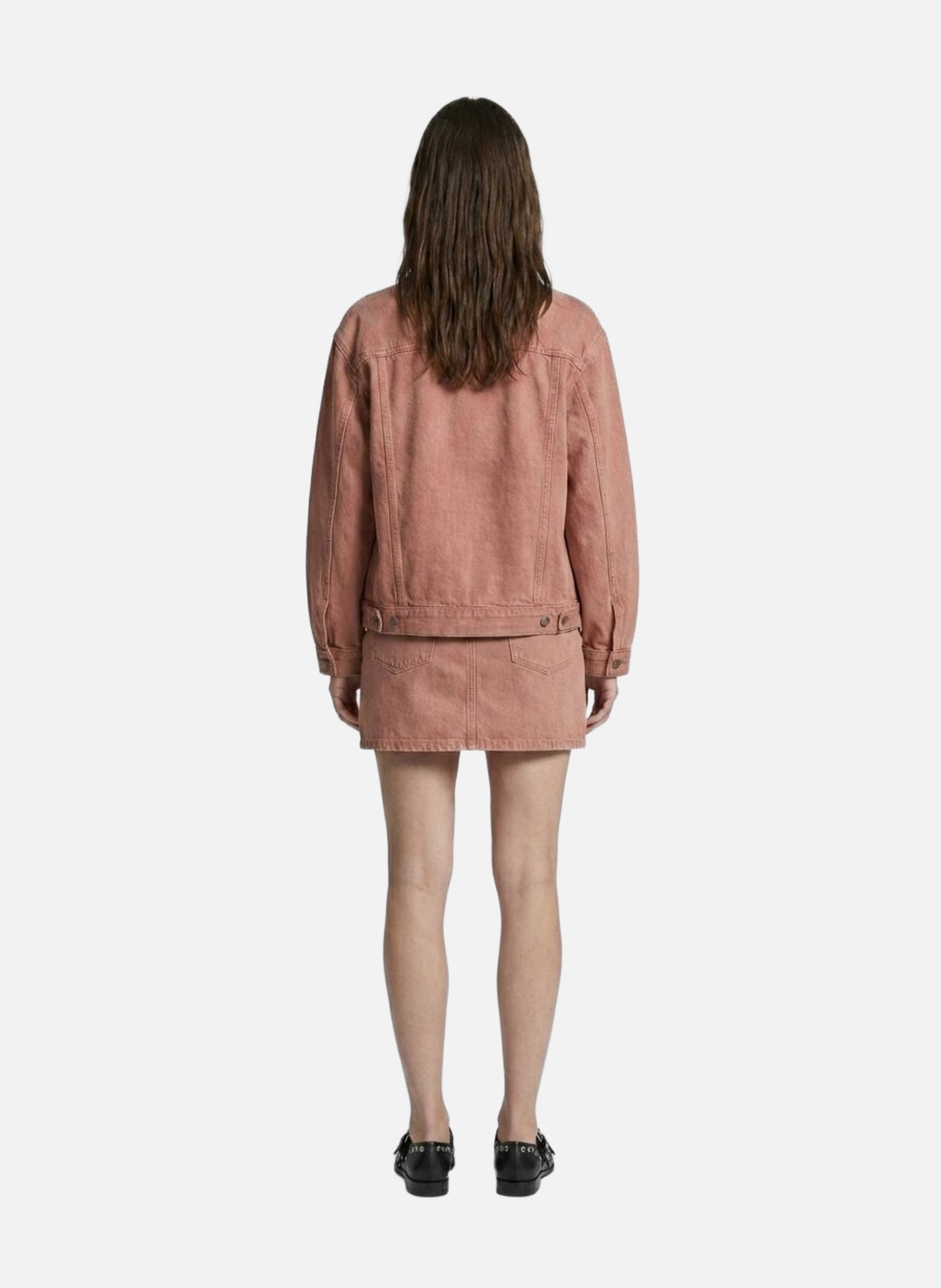 Blouson oversize en denim THE KOOPLES Rose