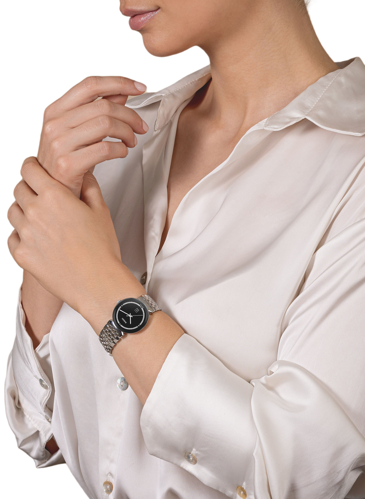 Montre quartz Florence en acier inoxydable RADO Noir