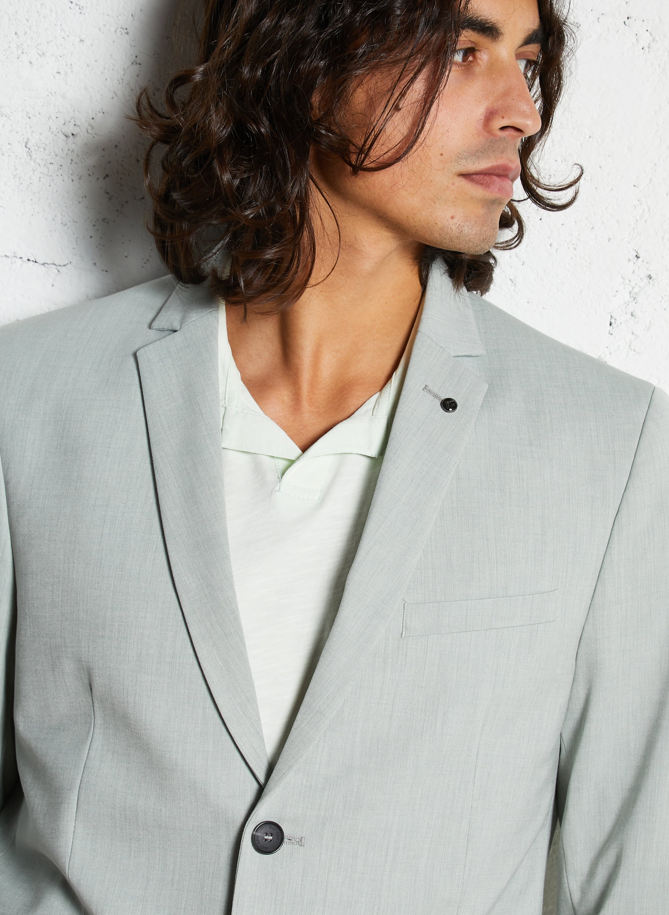 Veste tailleur droite IKKS Vert