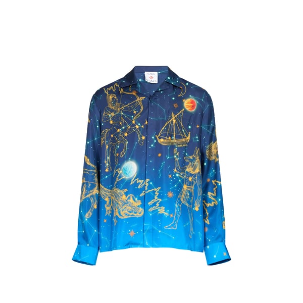 Chemise Astroogy à motif en soie Chemise Astroogy à motif en soie