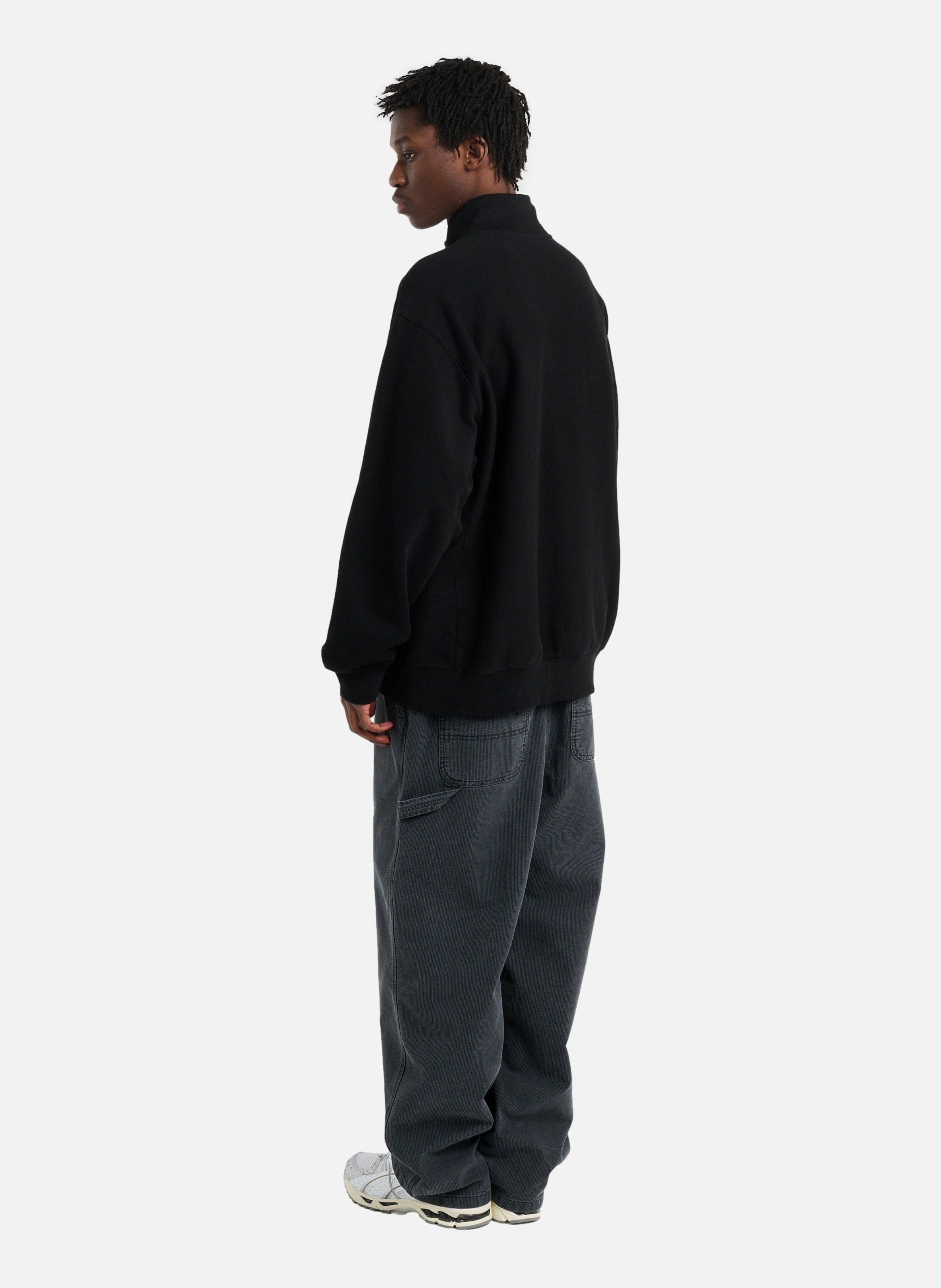 Sweat zippé longhand half zip sweat CARHARTT WIP Noir