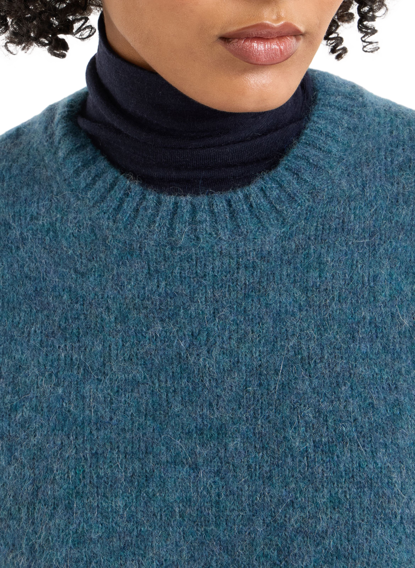 Sleeveless Bilet alpaca blend sweater SAISON 1865 Blue