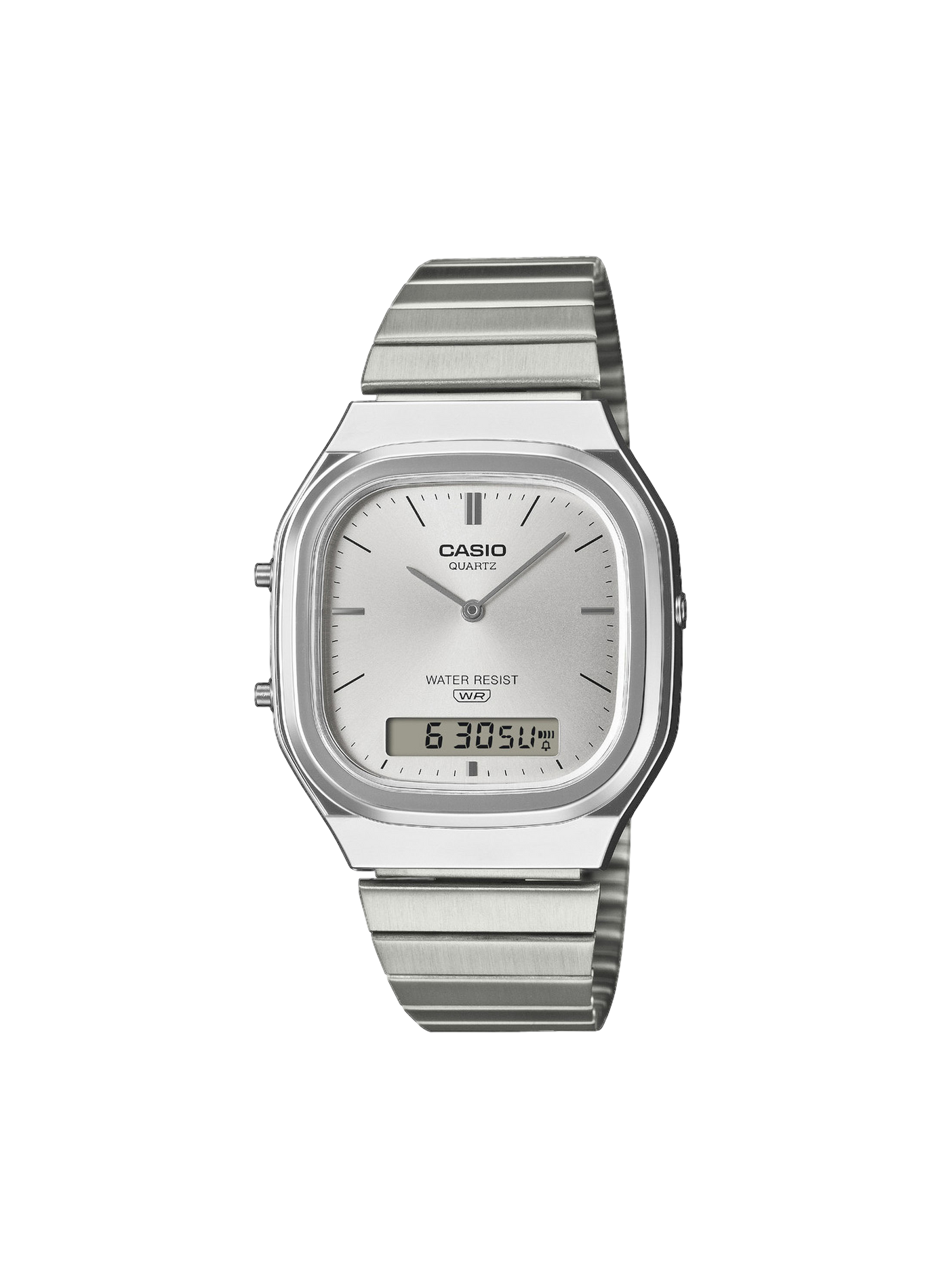 Vintage Casio stainless steel quartz watch CASIO Yellow