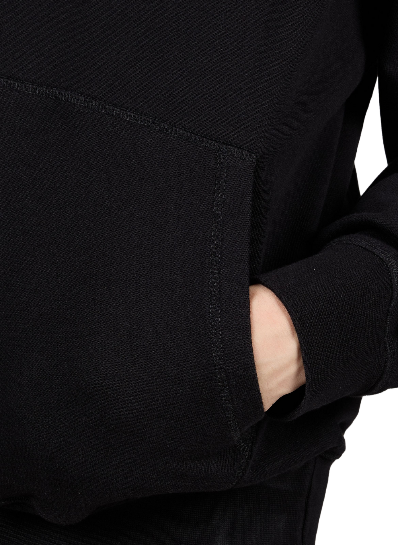 Bedruckter Kapuzenpulli aus Baumwolle ARTE ANTWERP Schwarz