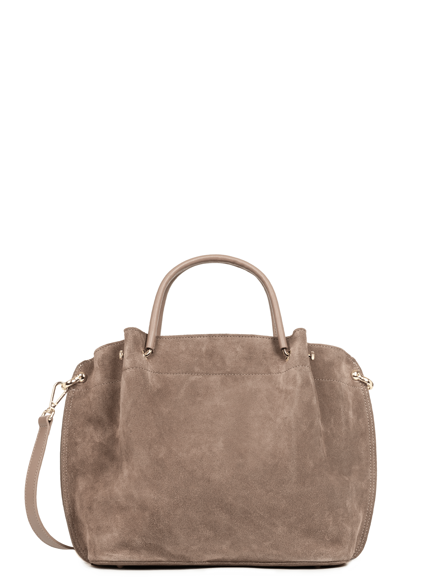 Grand sac à main - suède louisa LANCASTER Marron