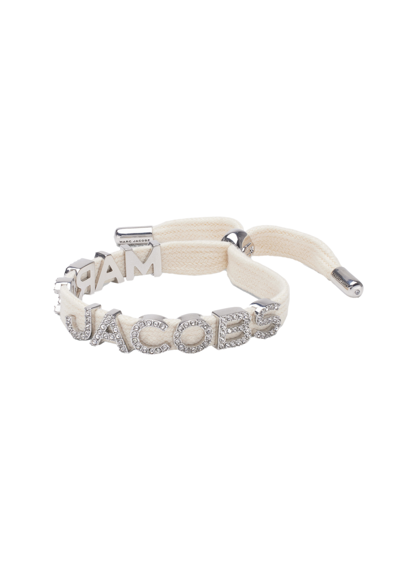 Pulsera con logo entrelazado MARC JACOBS Blanco