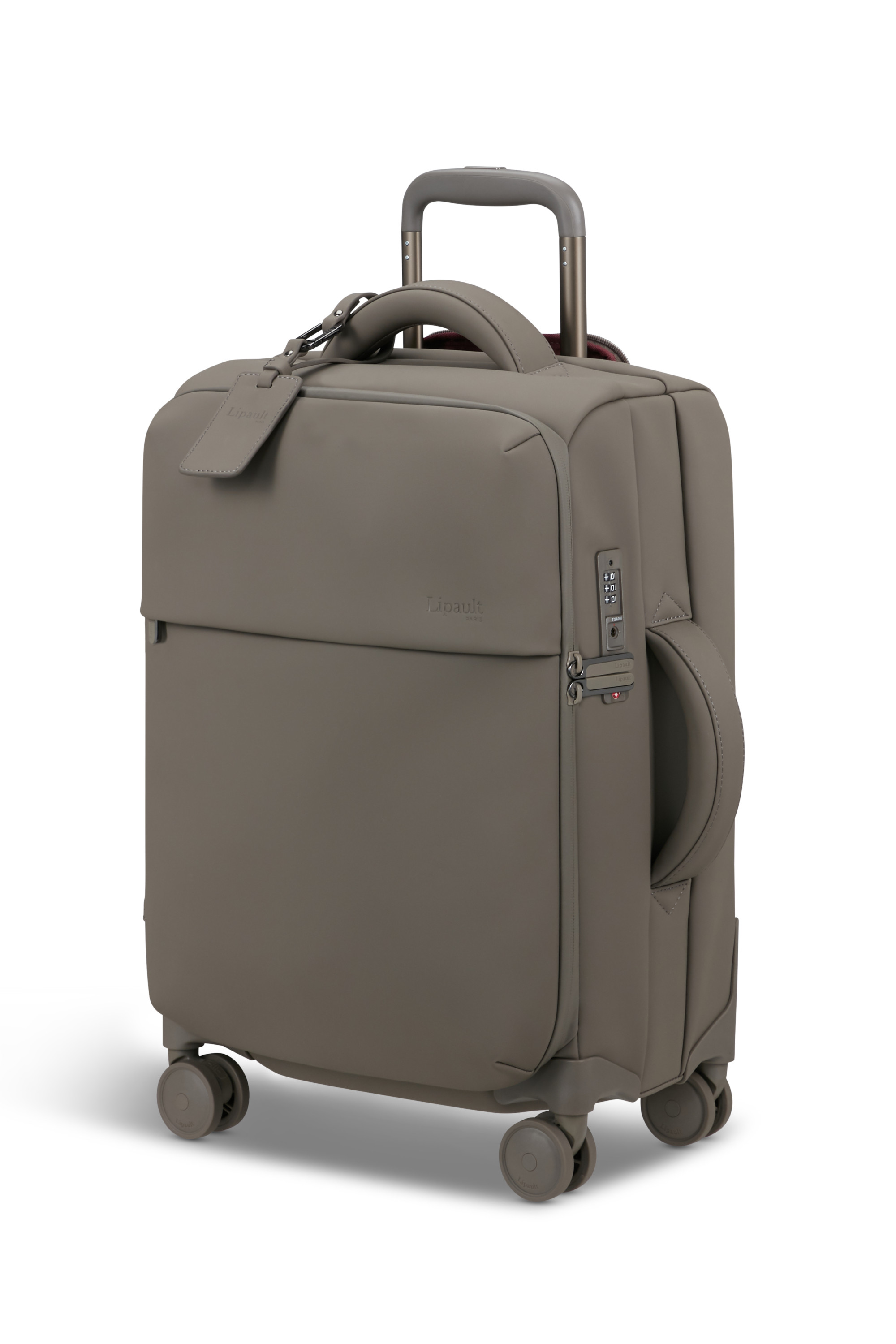 Lost in berlin valise 4 roues taille s LIPAULT PARIS Gris