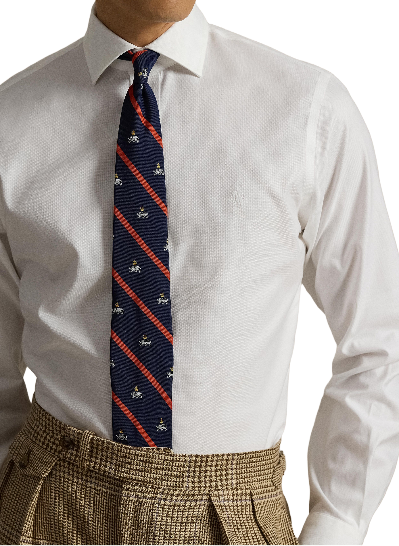 Chemise cintrée en coton POLO RALPH LAUREN Blanc