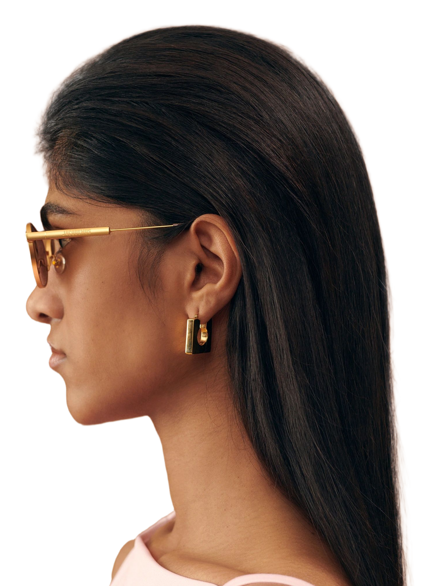Les lunettes de soleil Alba JACQUEMUS Golden