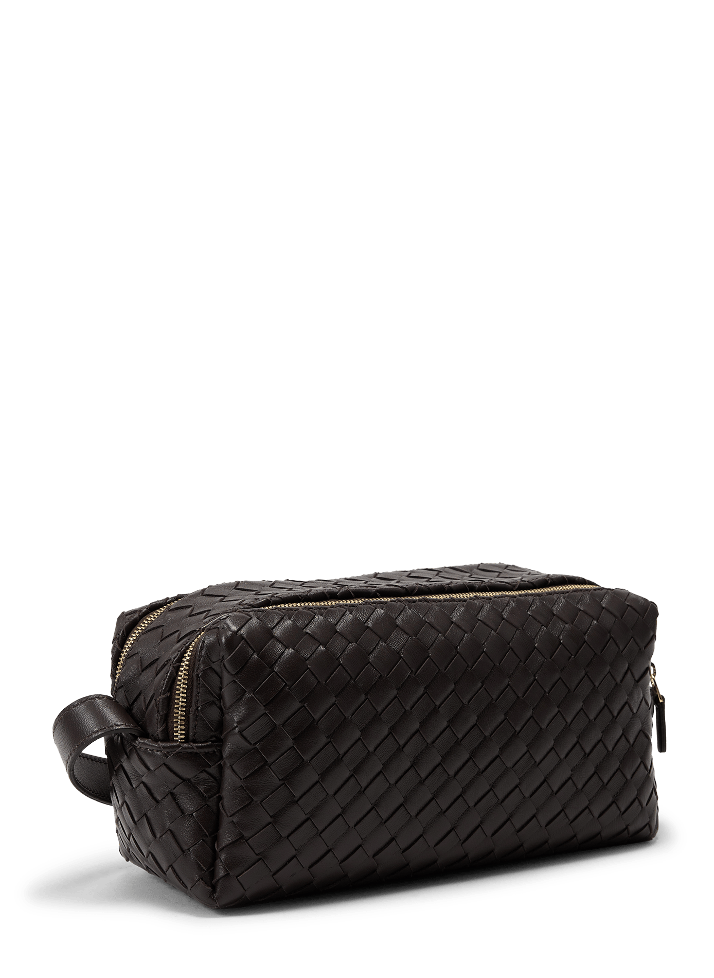 Tasche/Etui aus geflochtenem Leder ELLEME Braun