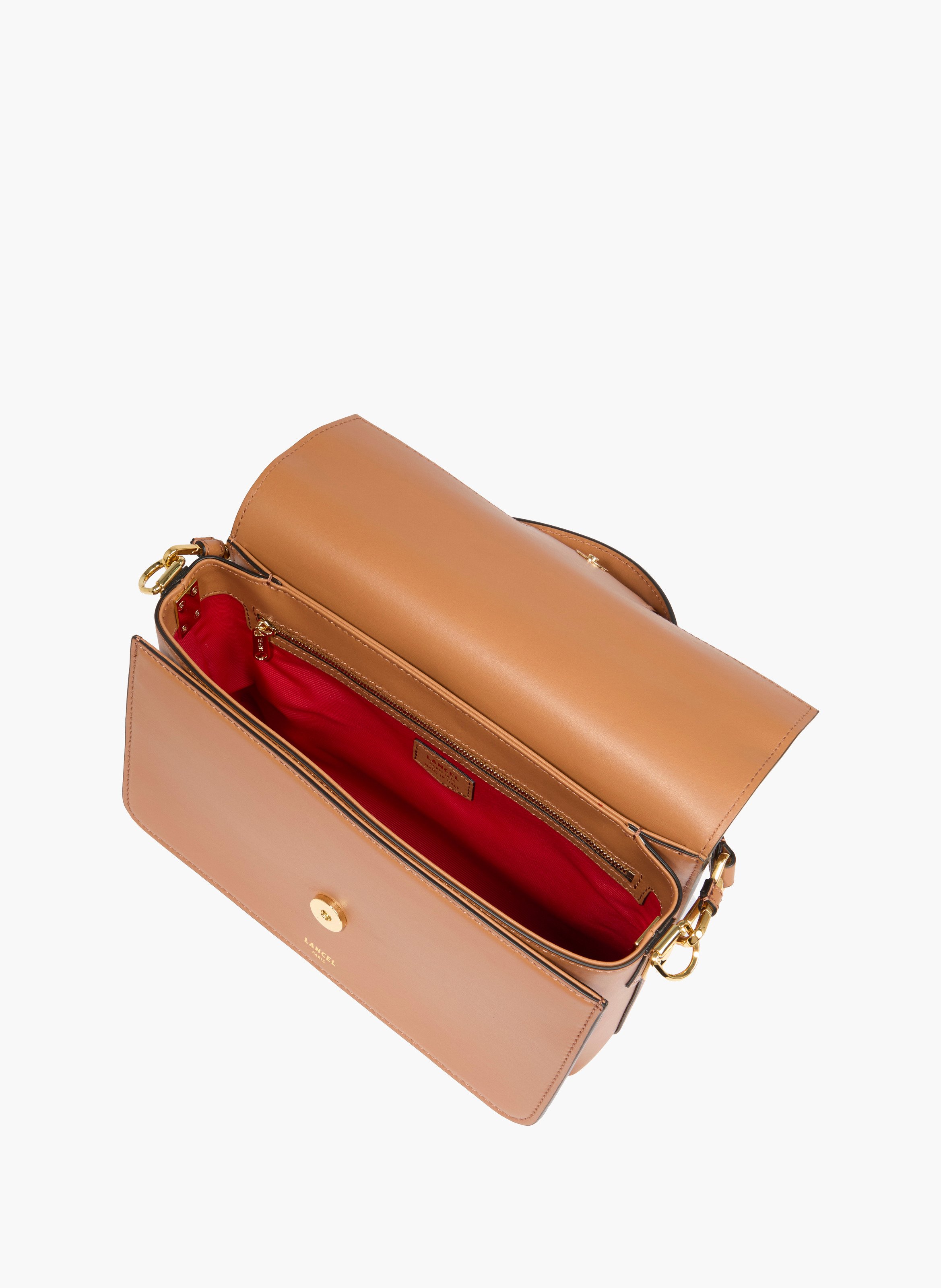 Sac rabat m angèle de lancel en cuir LANCEL Marron