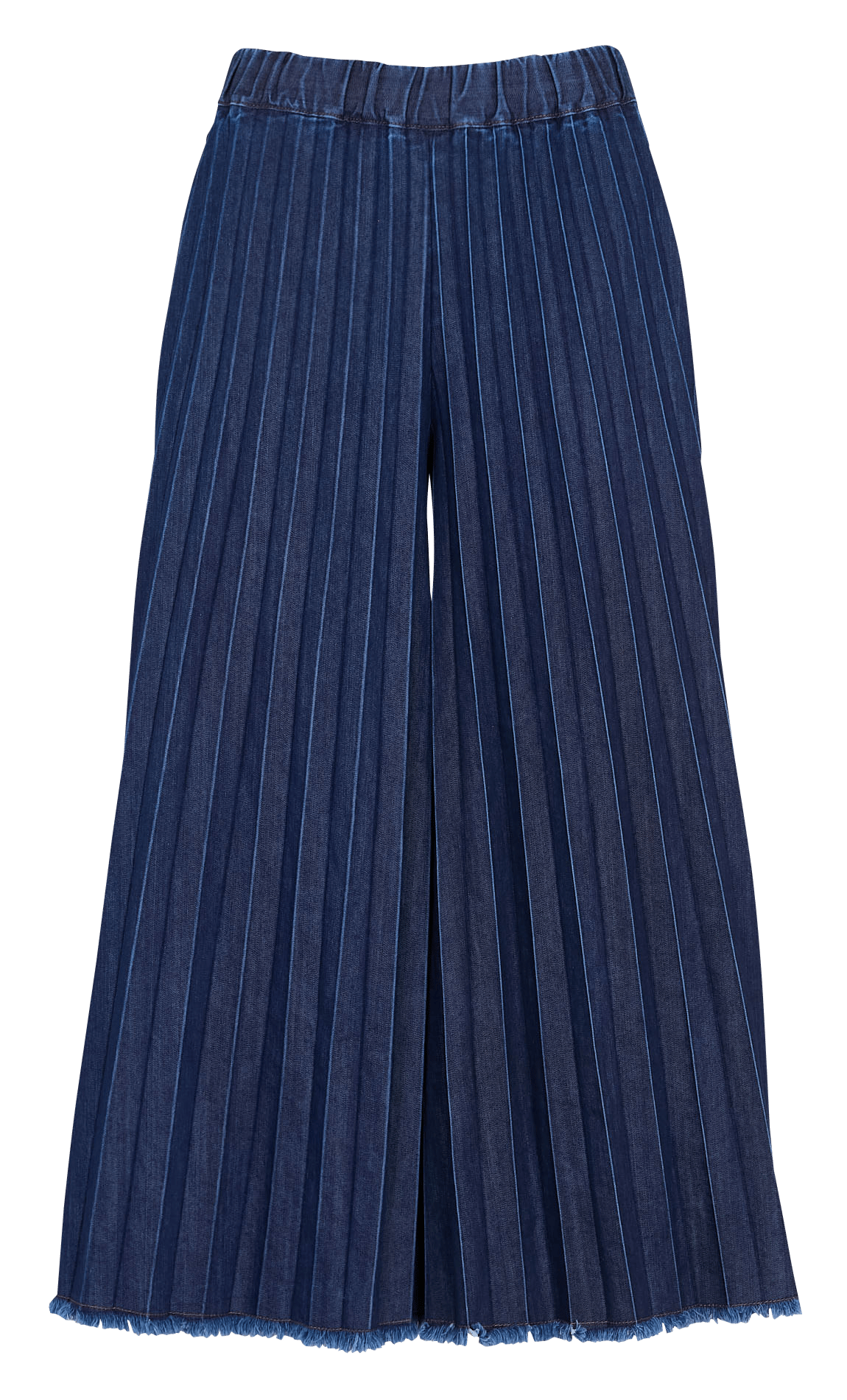 Wijde denim broek LA FEE MARABOUTEE Blauw