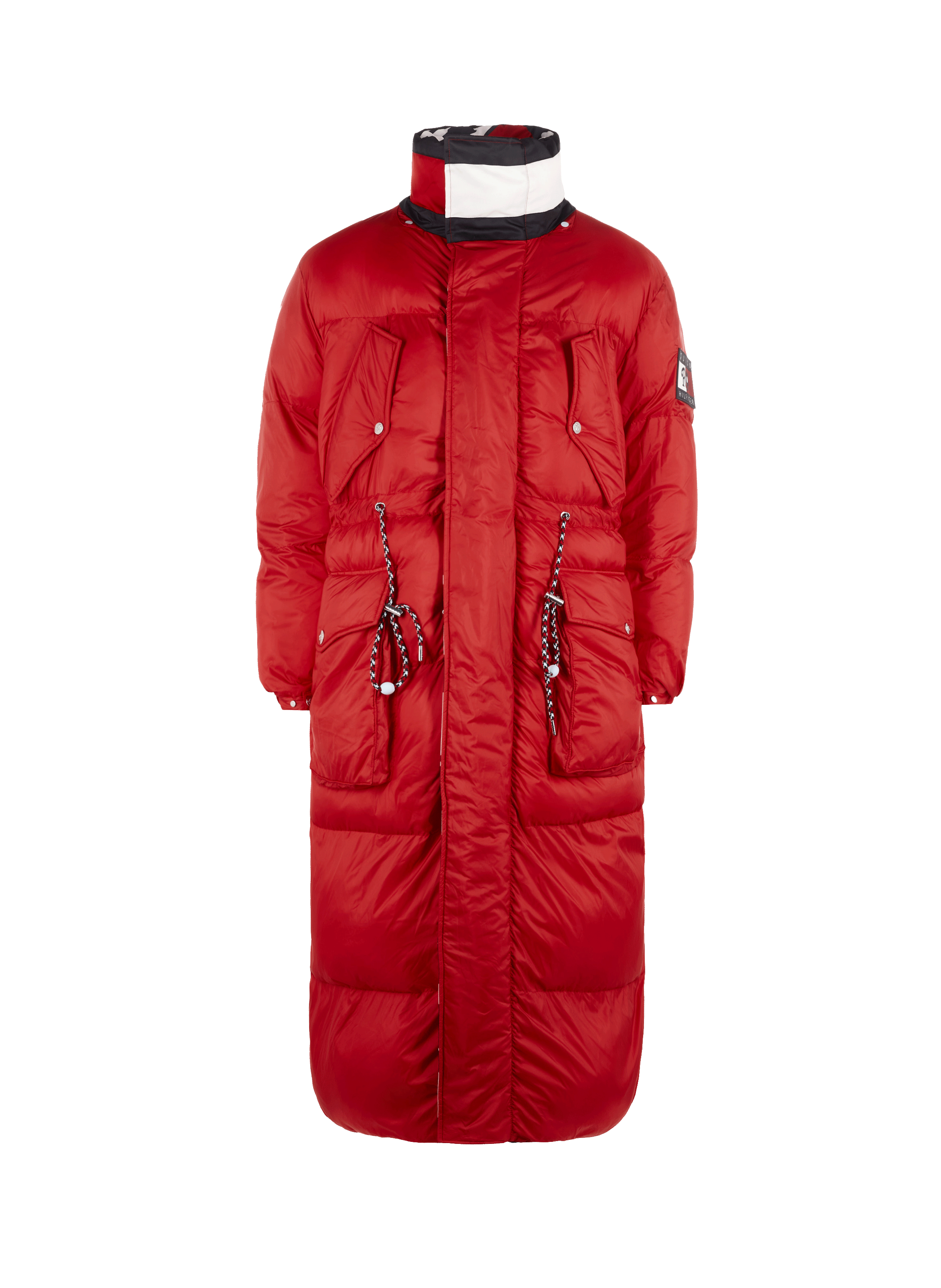 Doudoune longue imprimé logo x Richard Quinn Multicolore