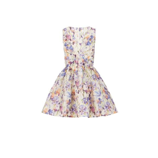 Robe Tama en lin et soie