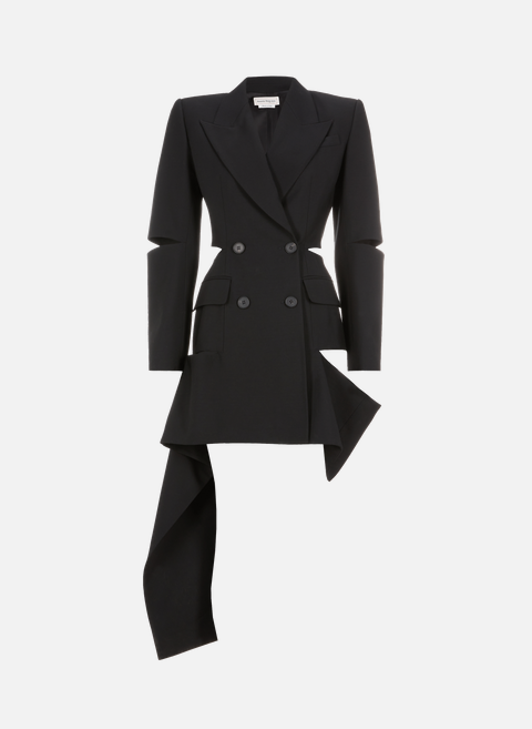Cutout suit jacket BlackALEXANDER MCQUEEN 