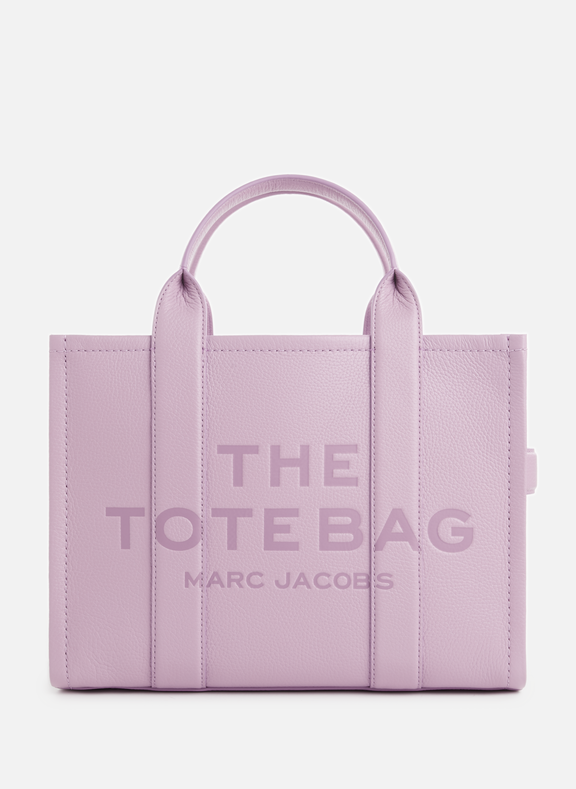 MARC JACOBS Petit sac The Tote Bag en cuir Violet