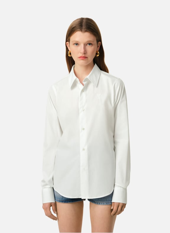 Chemise classique ami de coeur Blanc by AMI PARIS AMI PARIS Chemise classique ami de coeur Blanc