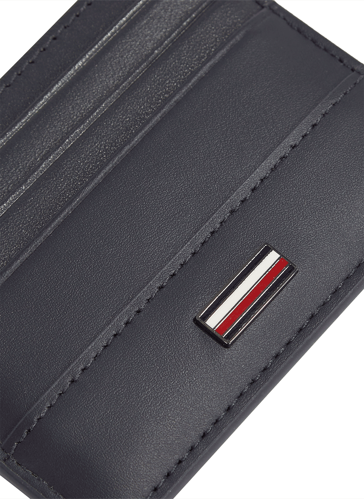 Porte-cartes en cuir TOMMY HILFIGER Bleu