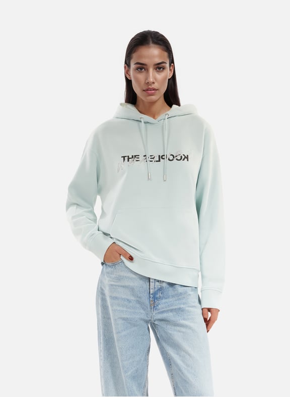 Sweatshirt à capuche what is Bleu by THE KOOPLES THE KOOPLES Sweatshirt à capuche what is Bleu