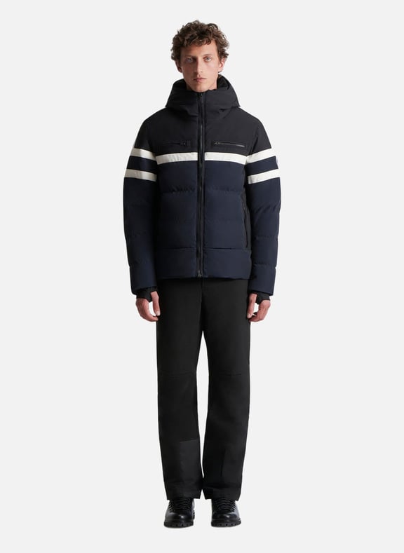 Veste abelban col montant coupe regular Bleu by FUSALP FUSALP Veste abelban col montant coupe regular Bleu
