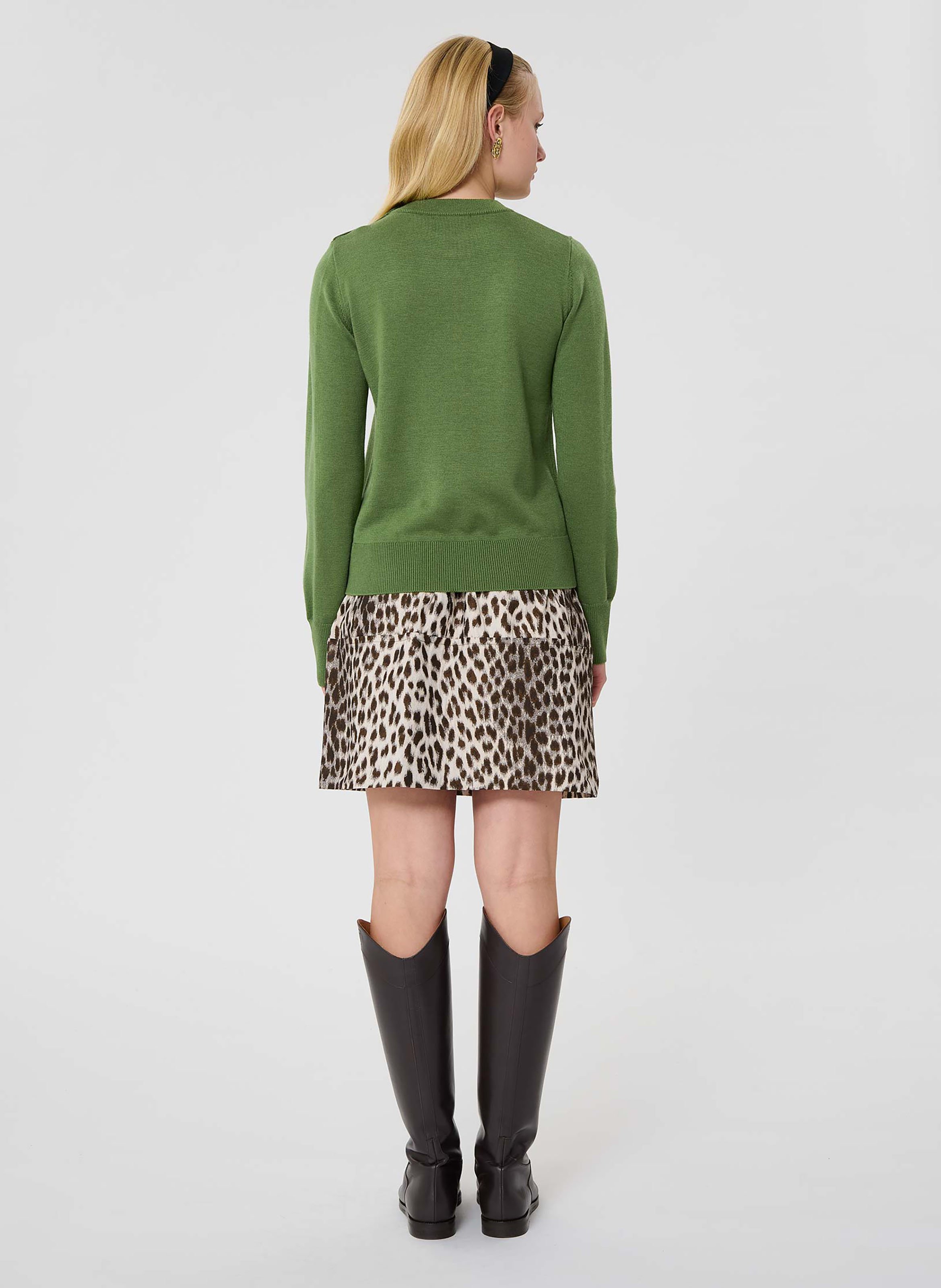 Pull prunette TARA JARMON Vert