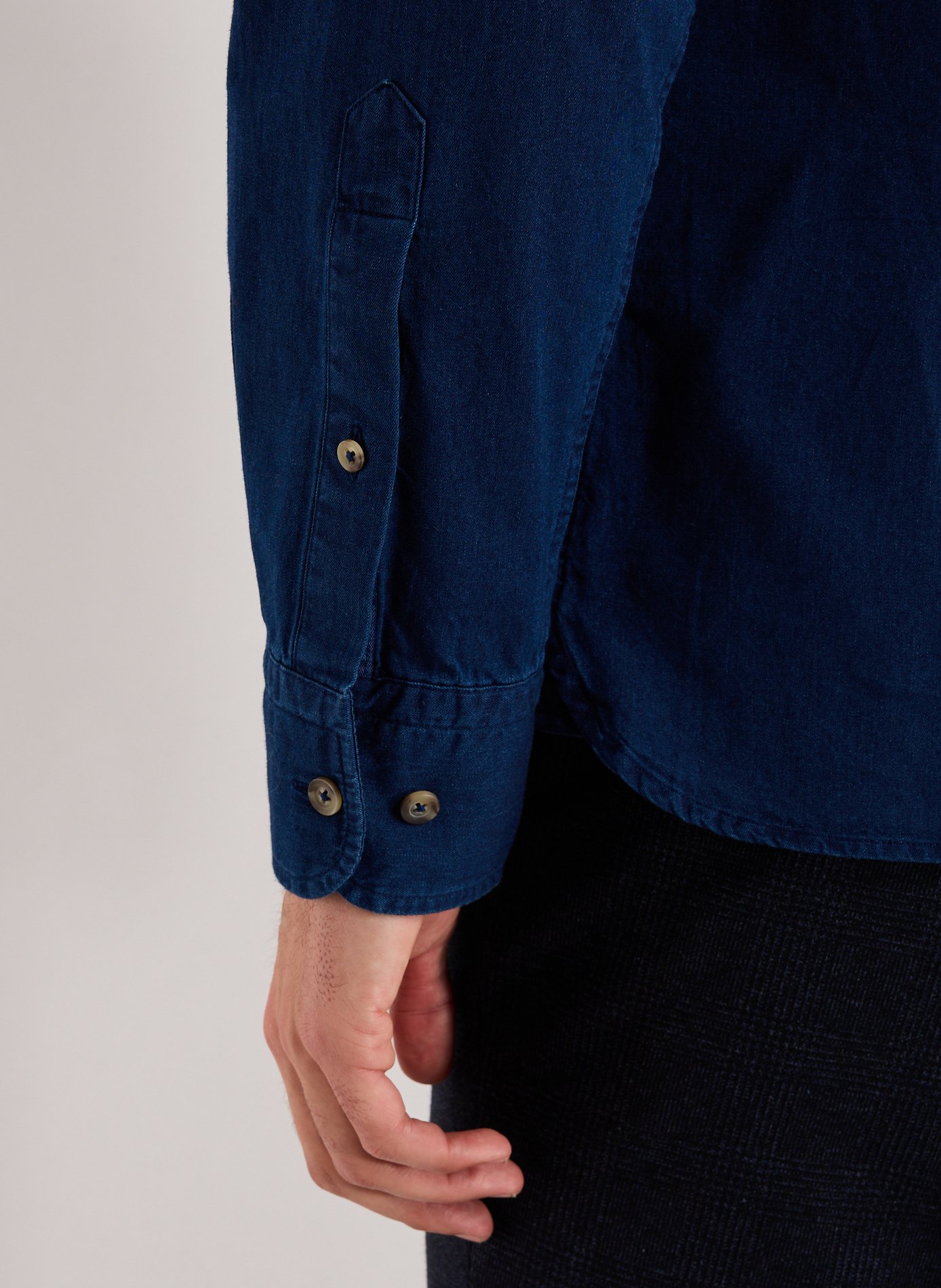 Chemise en jean HACKETT Bleu