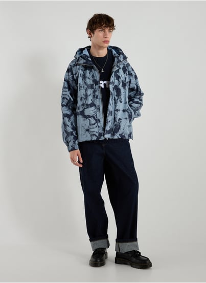 Oversized printed cotton jacket ARTE ANTWERP Oversized printed cotton jacket ARTE ANTWERP