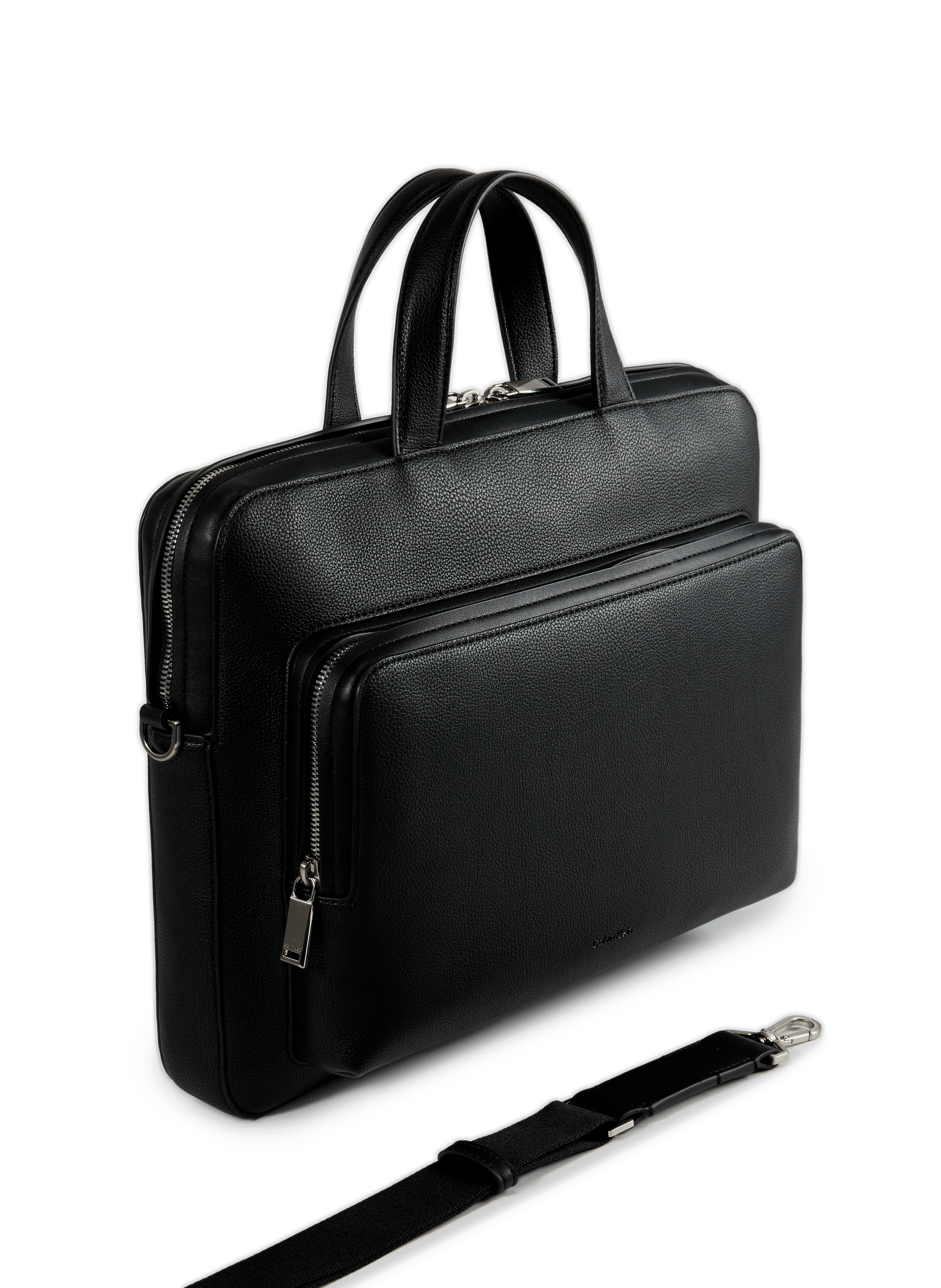 Removable shoulder strap document holder CALVIN KLEIN Black