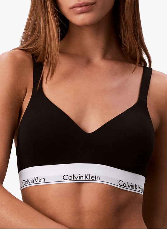 Brassière en coton mélangé | Noir by CALVIN KLEIN Brassière en coton mélangé Noir