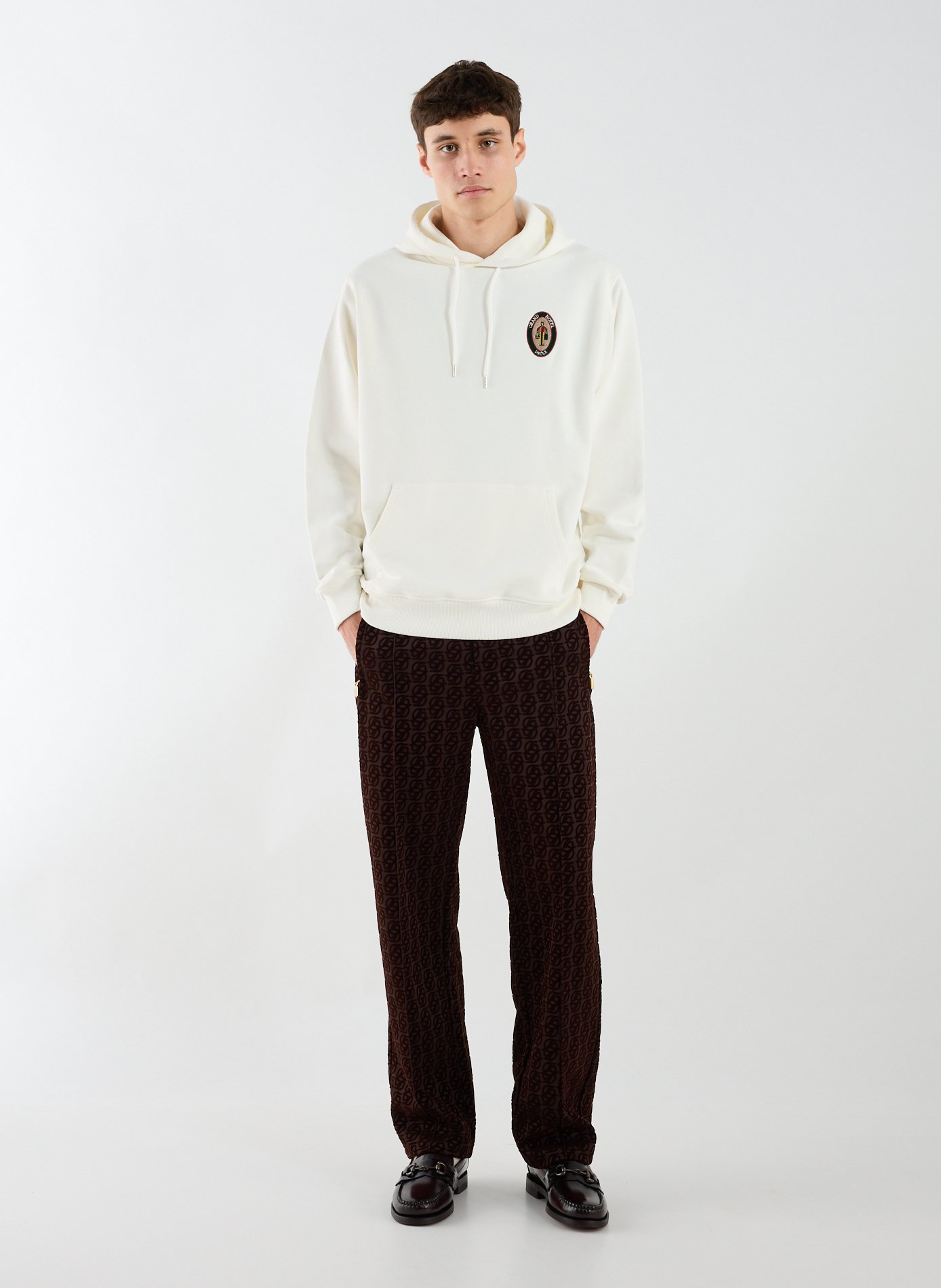 Monogram Sweatpants DROLE DE MONSIEUR Brown