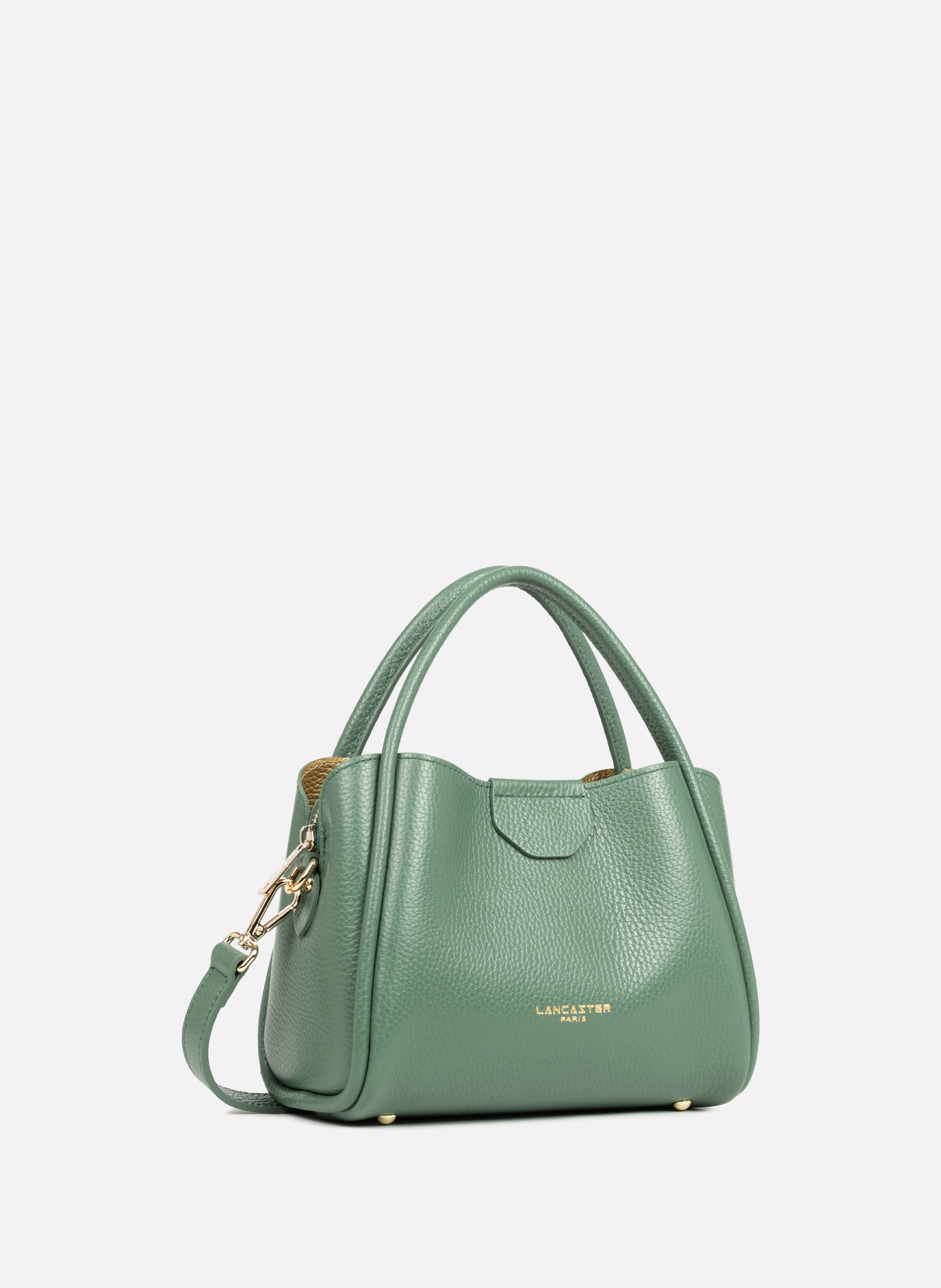 Small handbag - Ida Double LANCASTER Green