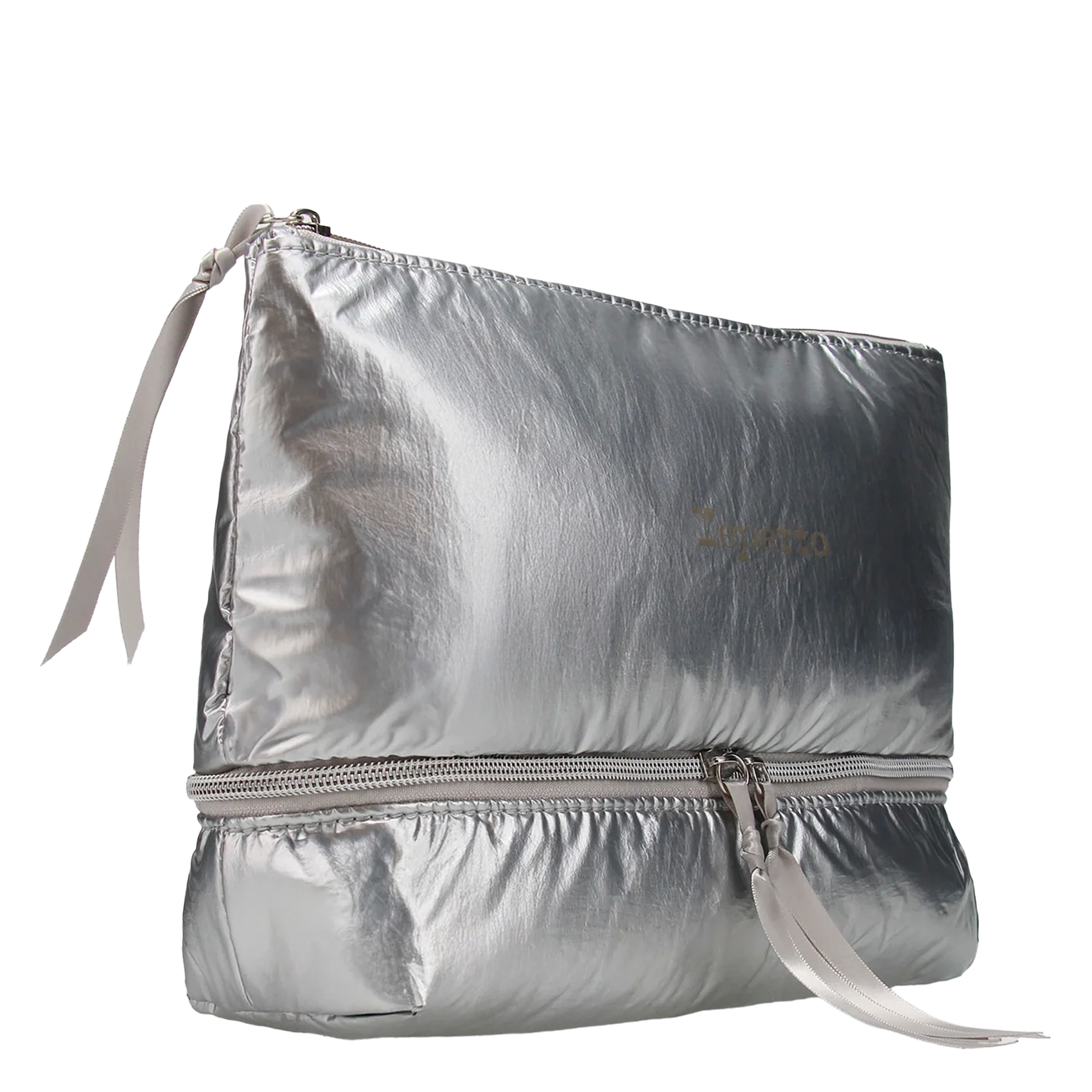 Trousse matelassée REPETTO Argent