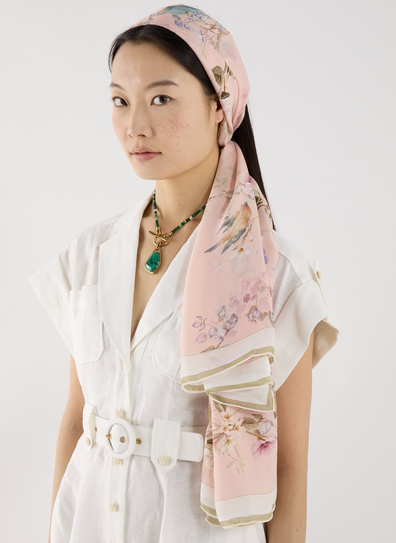 Printed silk stole ZIMMERMANN Multicolour