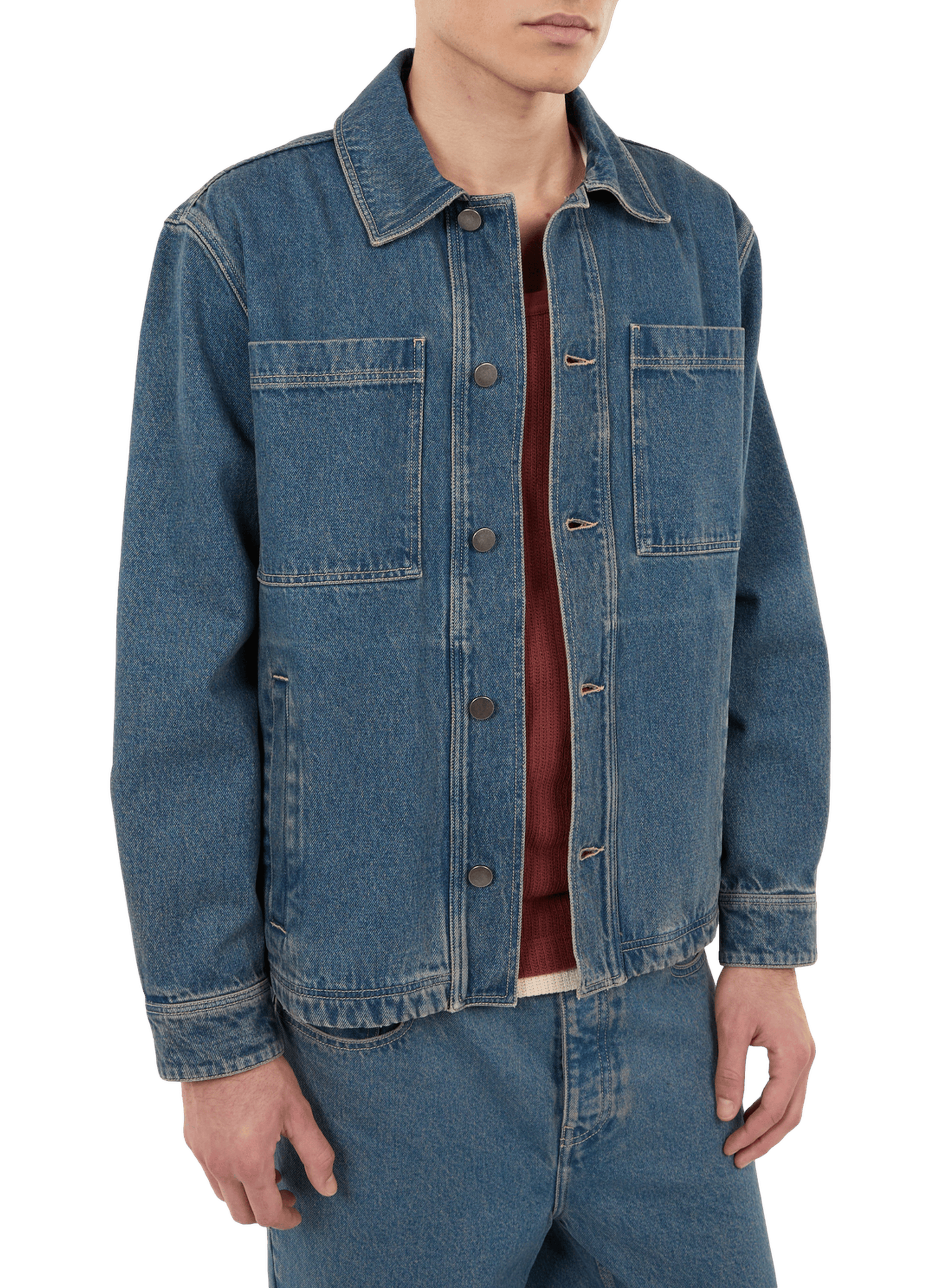 Jacket in cotton SAISON 1865 Blue