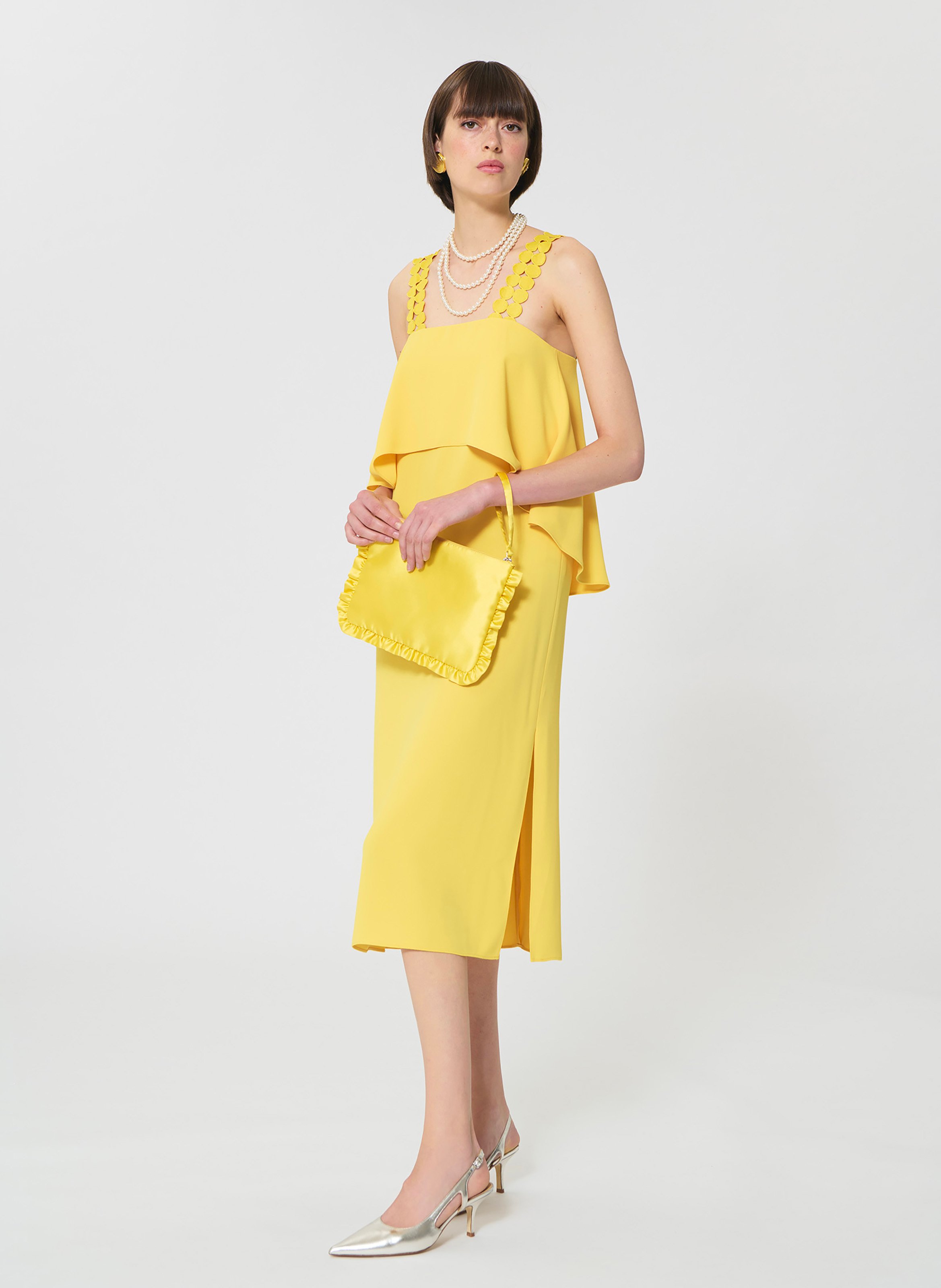 Robe rochas TARA JARMON Jaune