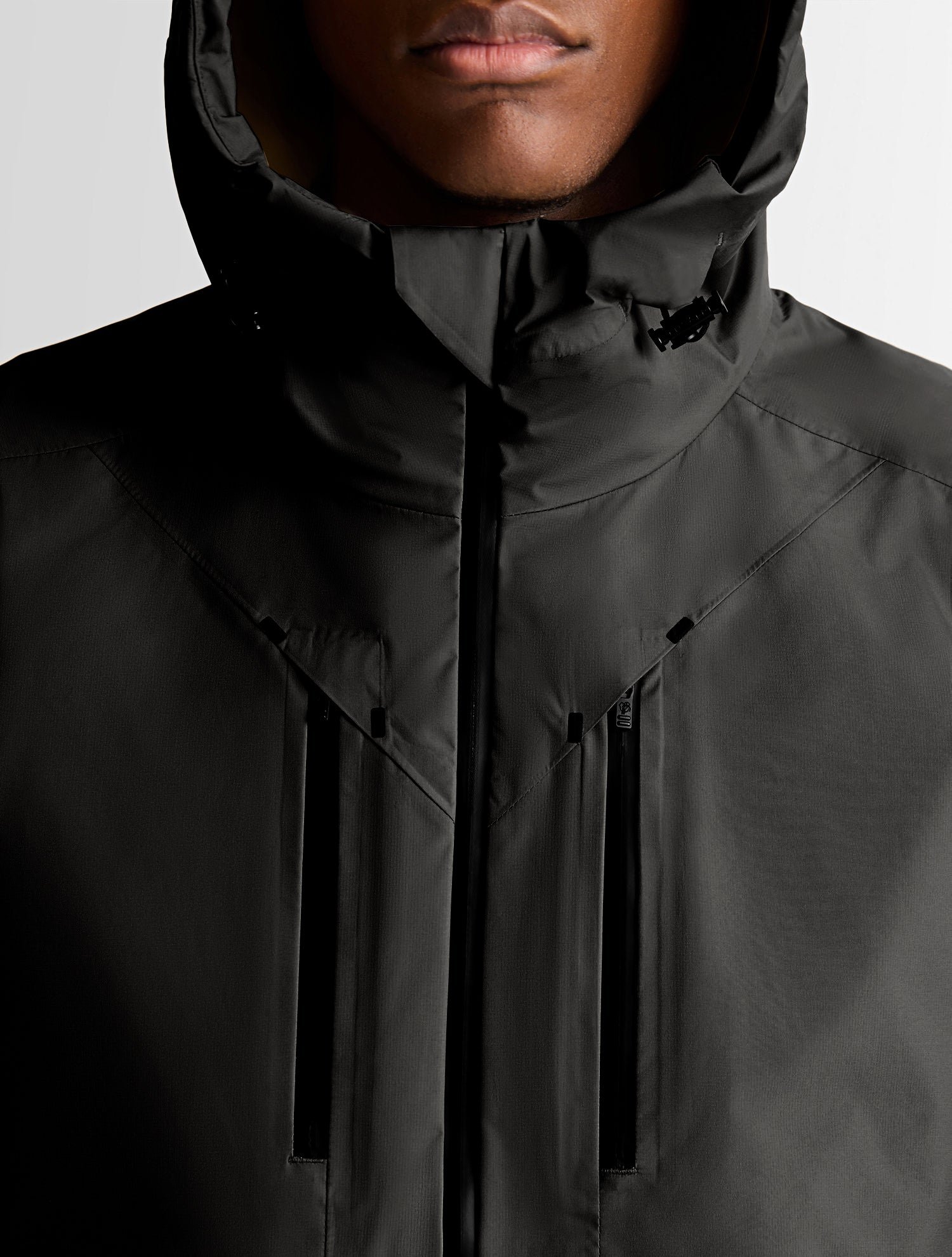 Veste brivor col capuche coupe regular FUSALP Noir